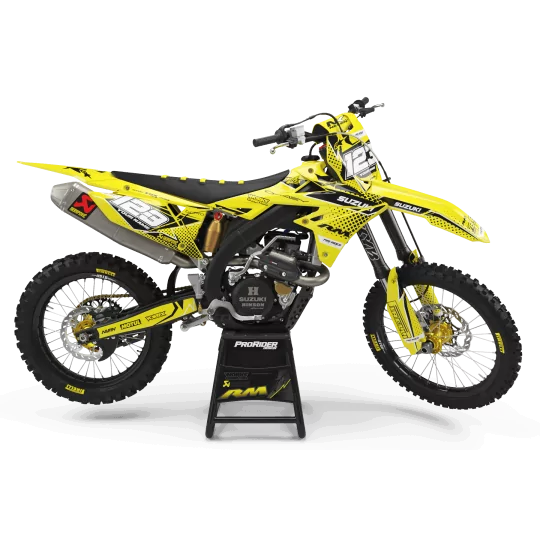 GRAFICHE moto GRAFICHE Motocross SUZUKI VERTEX YELLOW