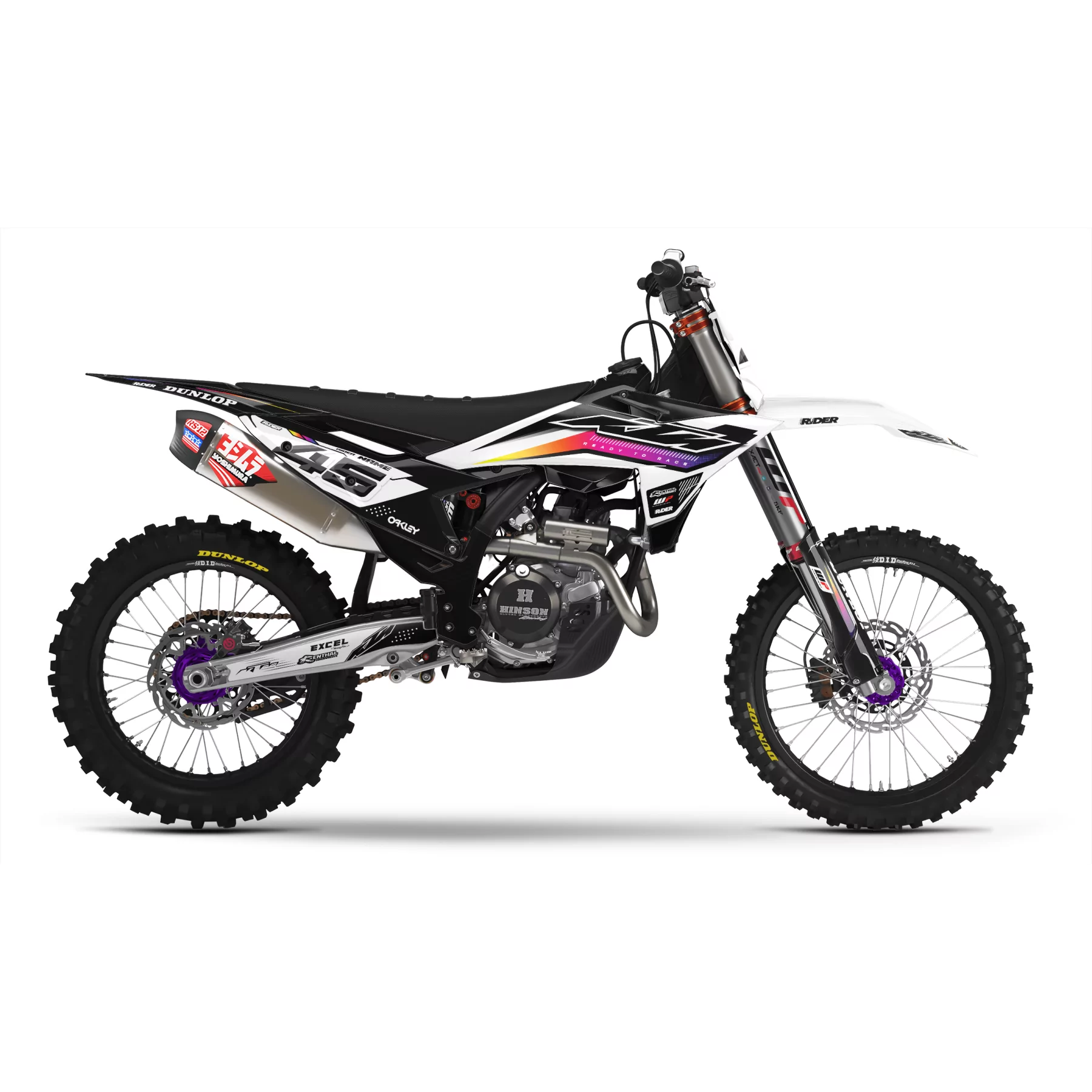Kit adesivos moto KIT ADESIVOS MOTOCROSS KTM | Kinaty
