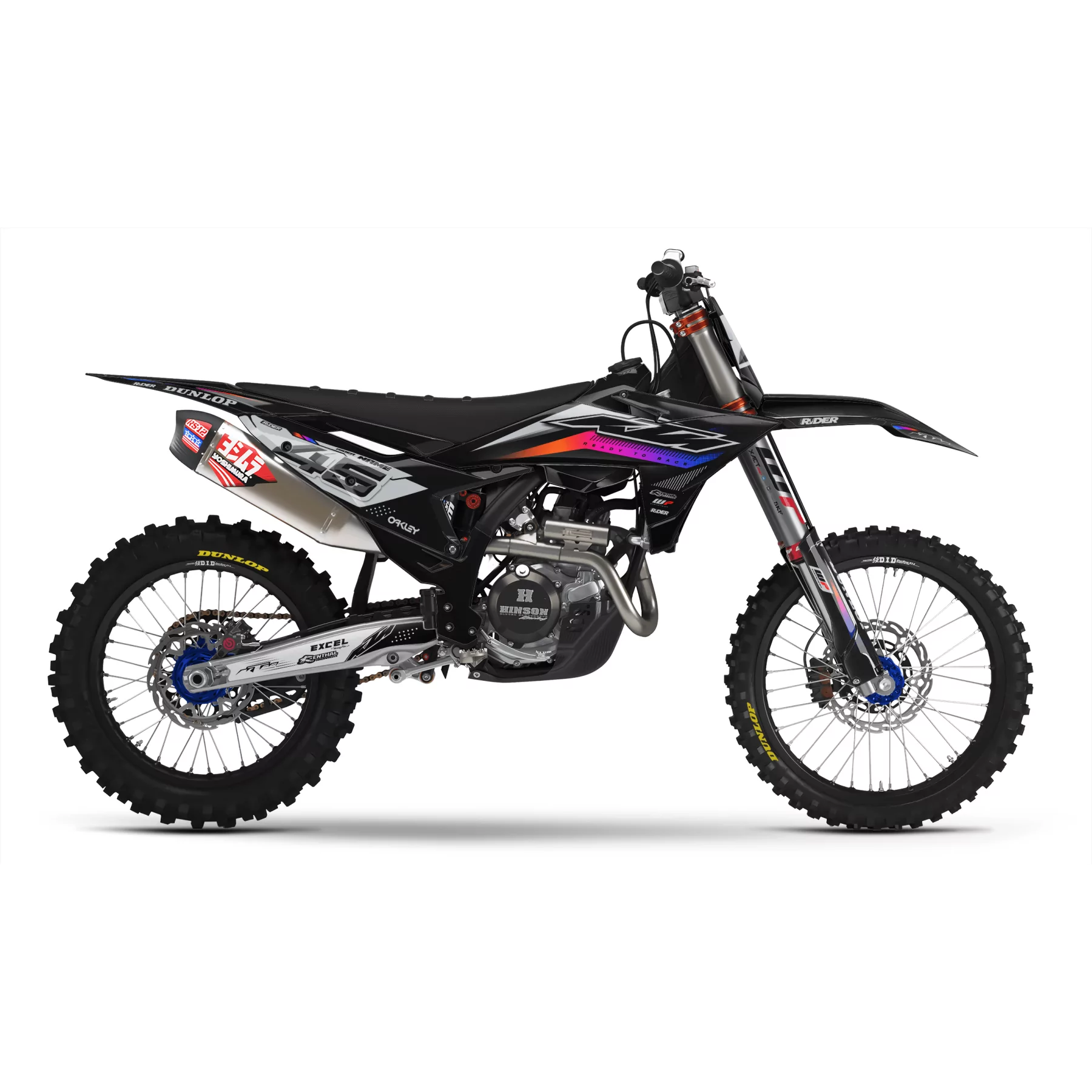 Stickerset moto STICKERSET MOTOCROSS KTM | Kinora