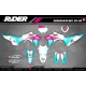 Stickerset moto STICKERSET MOTOCROSS DUCATI | Unit white