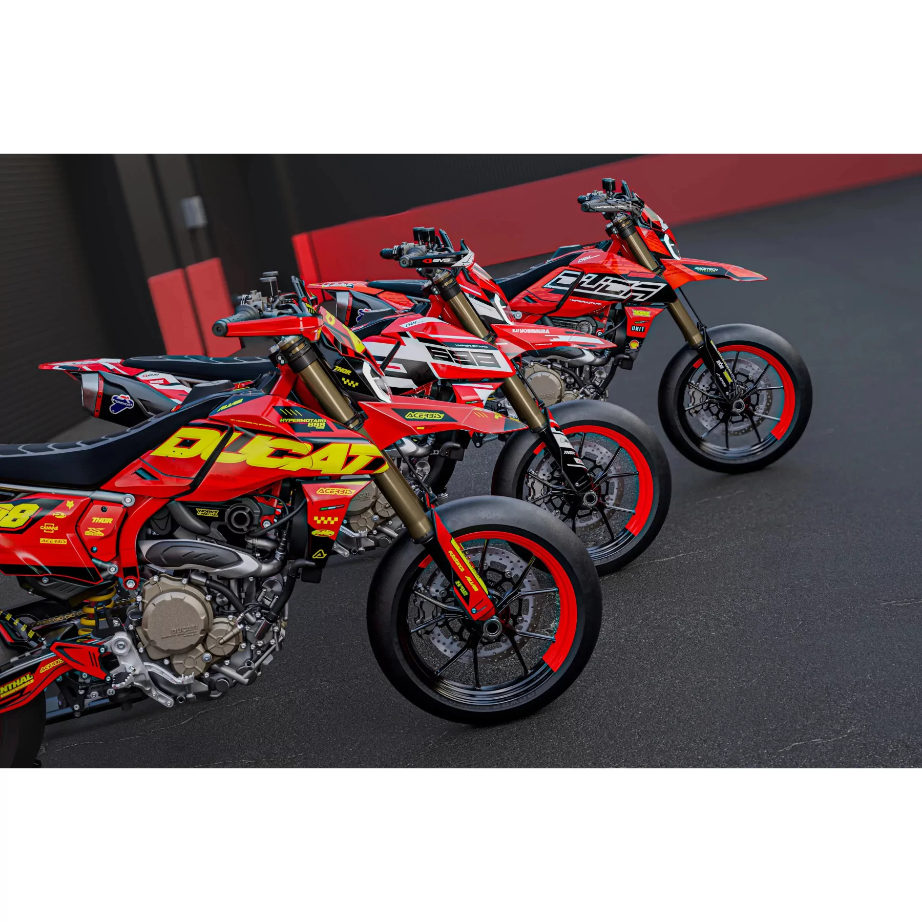 Stickerset moto STICKERSET MOTO DUCATI HYPERMOTARD 698 MONO | Hypana