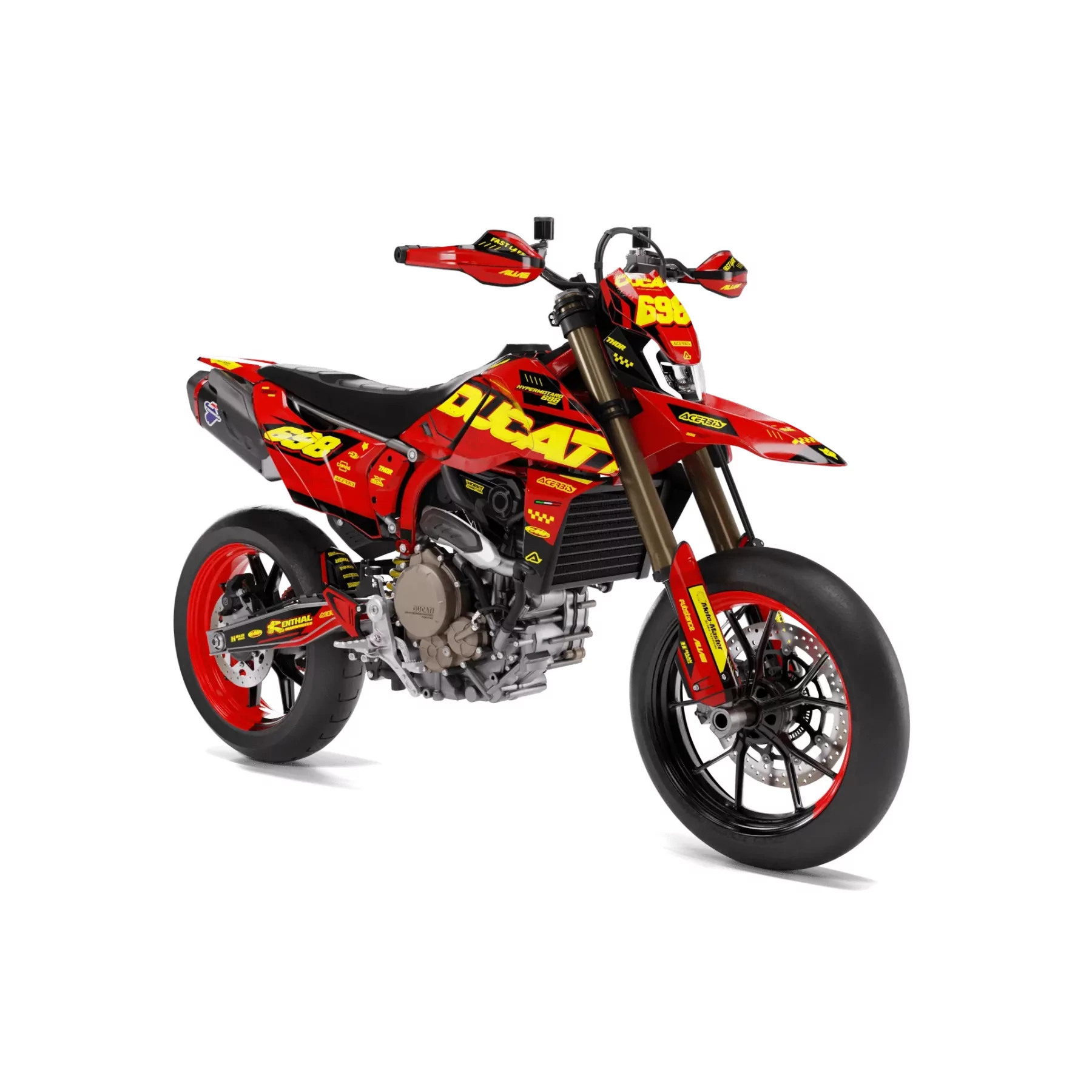 Kit adesivos moto KIT ADESIVOS MOTO DUCATI HYPERMOTARD 698 MONO | Hypana