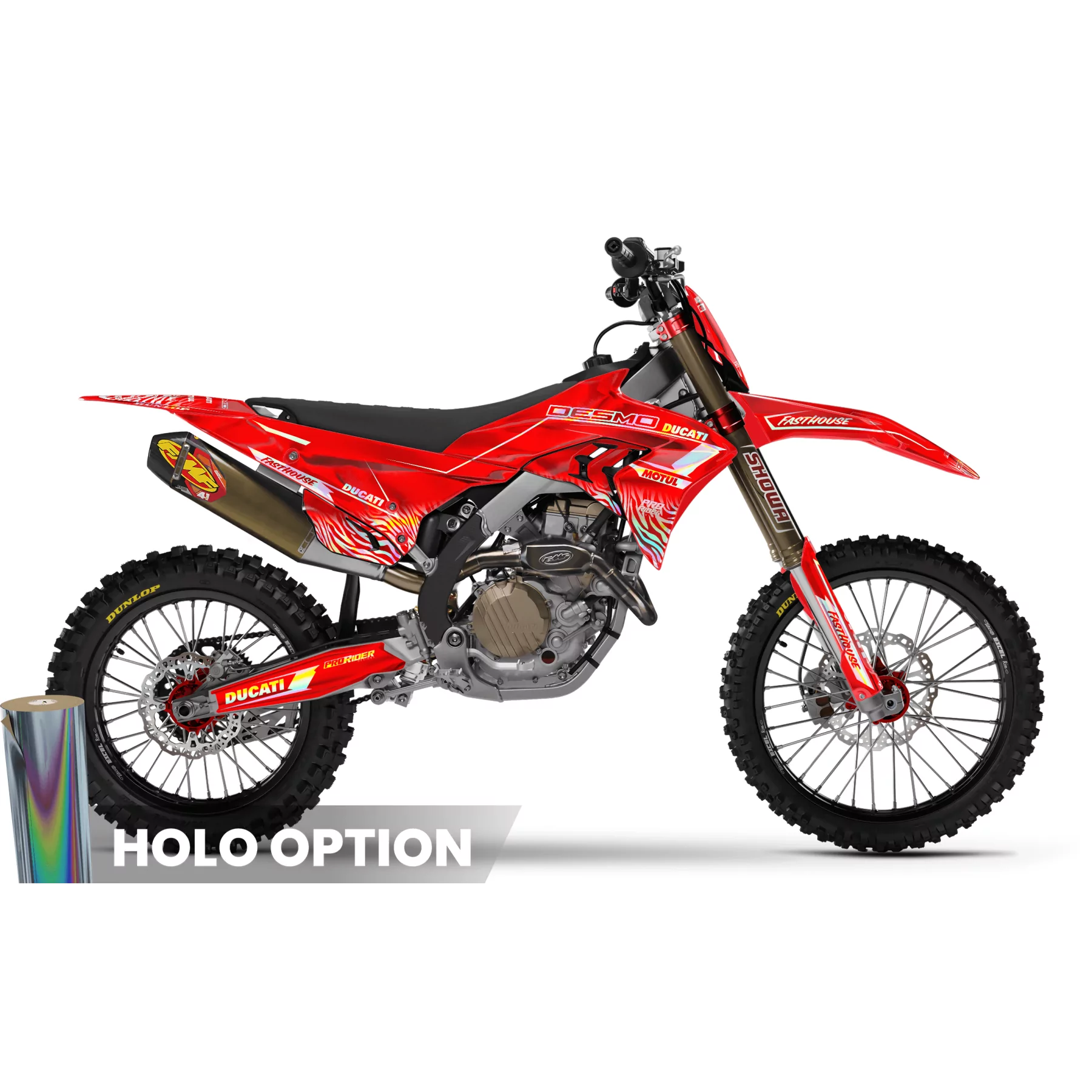 Stickerset moto STICKERSET MOTOCROSS DUCATI | Maggiora