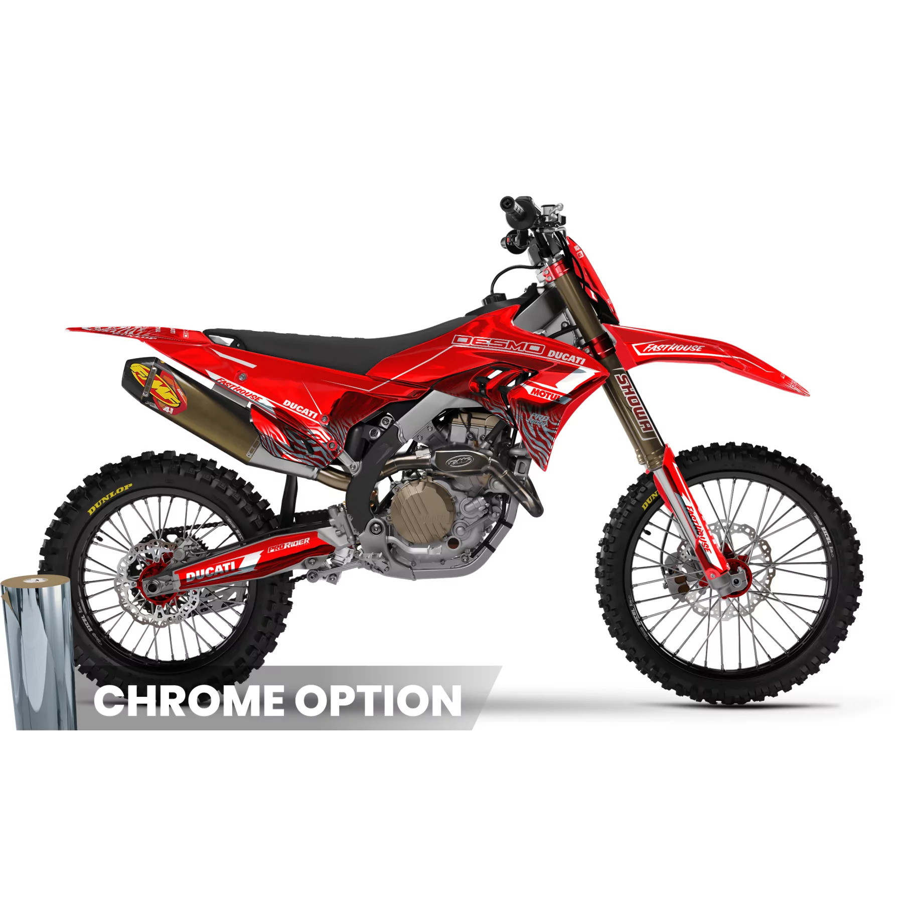 Stickerset moto STICKERSET MOTOCROSS DUCATI | Maggiora