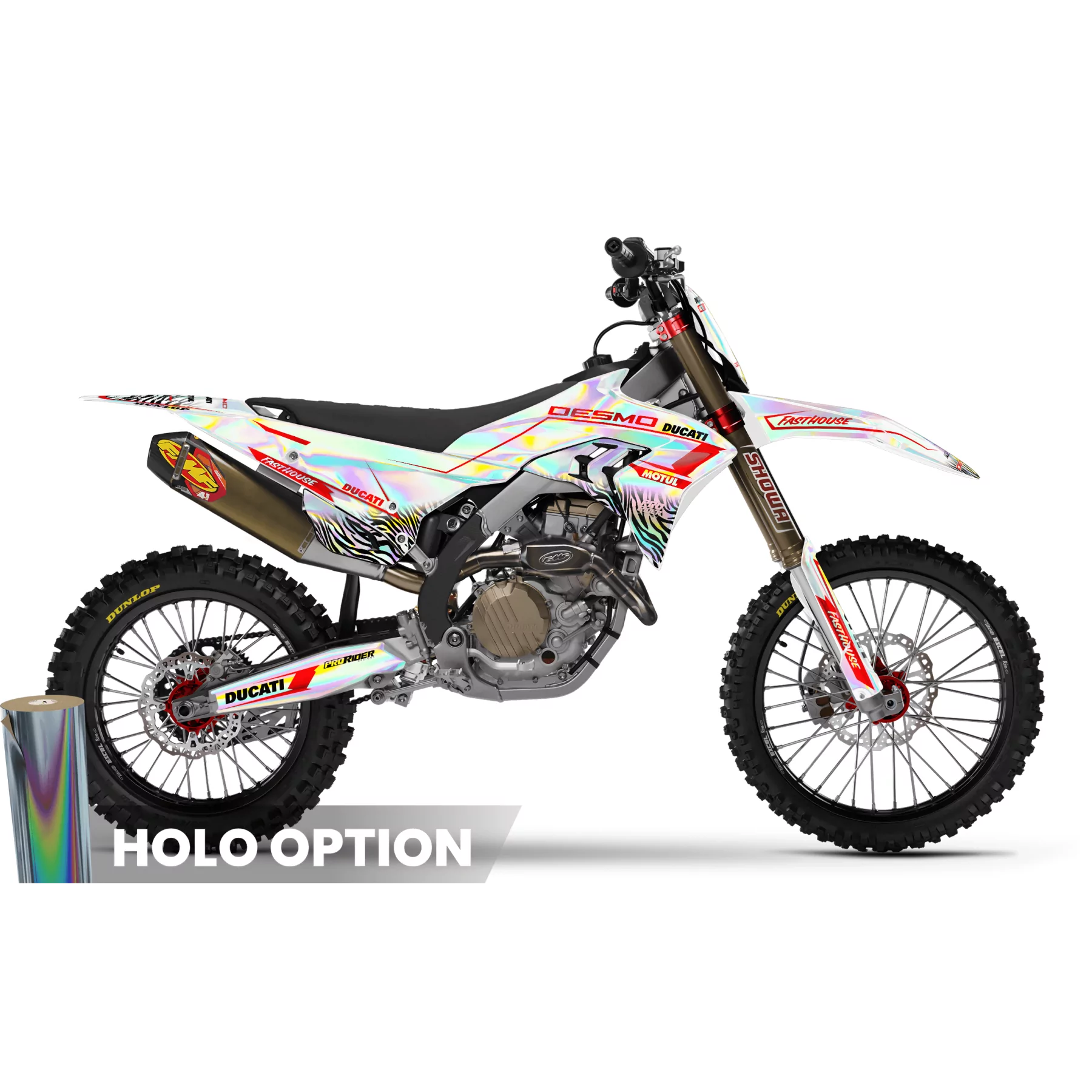 Stickerset moto STICKERSET MOTOCROSS DUCATI | Imola