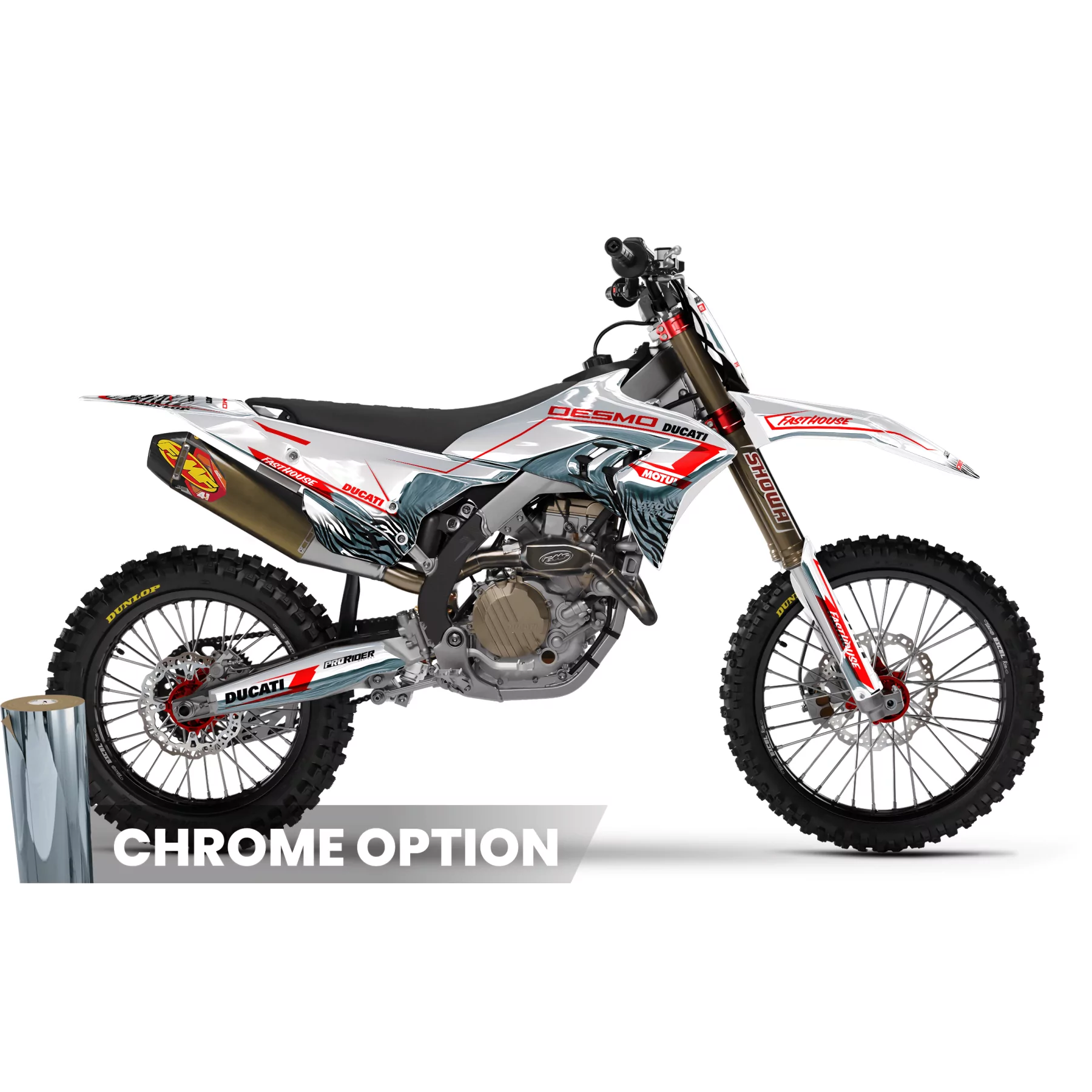 Stickerset moto STICKERSET MOTOCROSS DUCATI | Imola