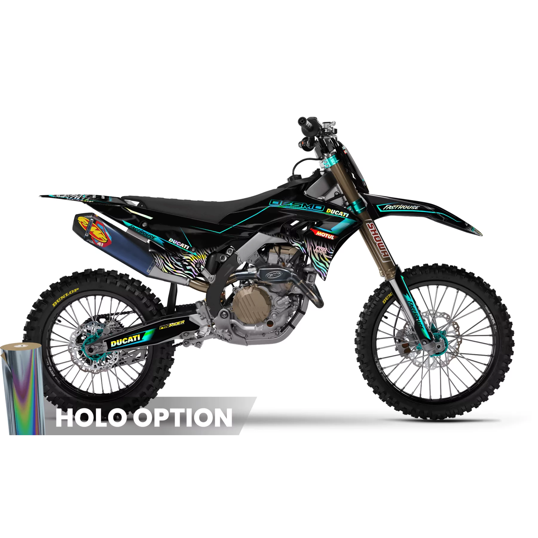 Stickerset moto STICKERSET MOTOCROSS DUCATI | Mantova