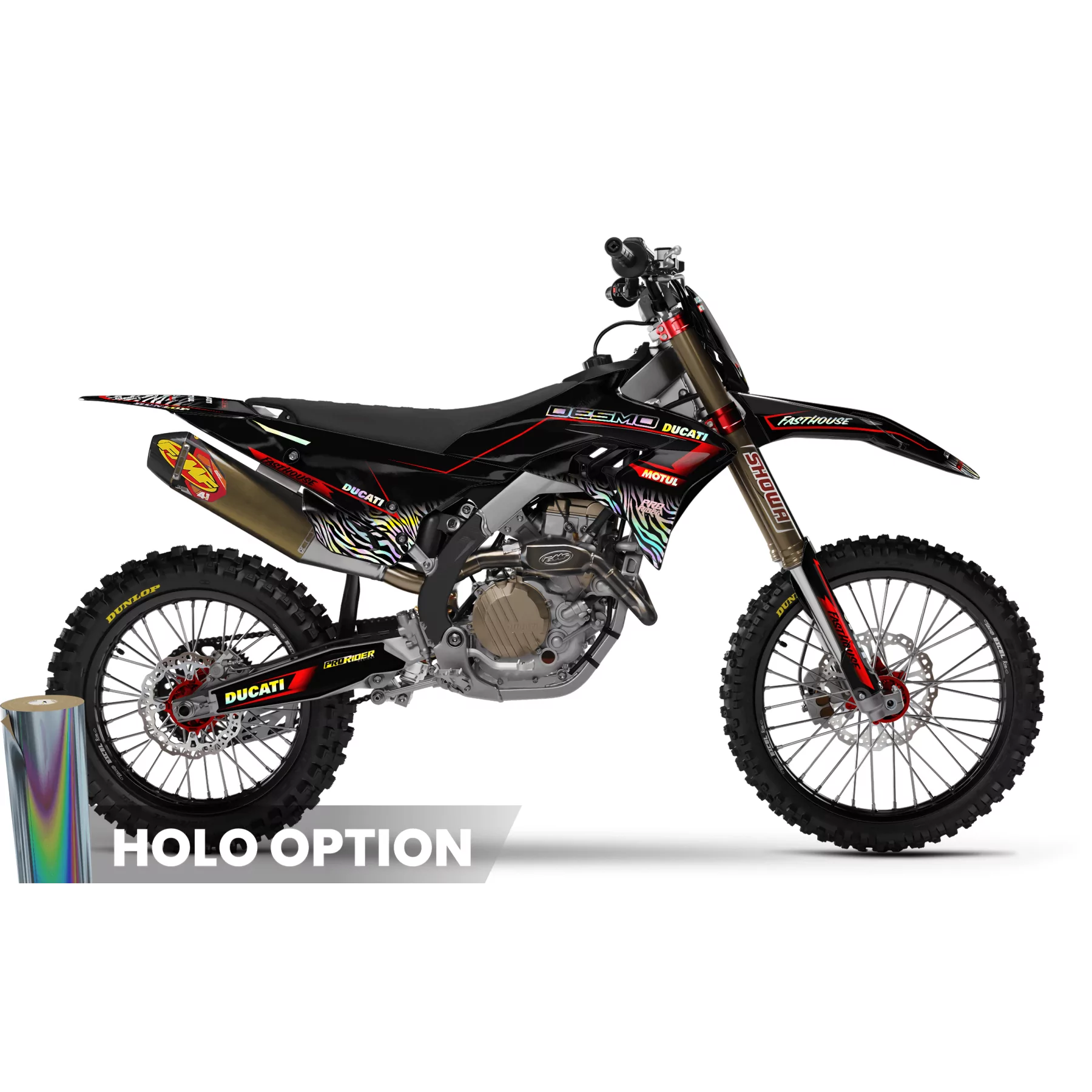 Stickerset moto STICKERSET MOTOCROSS DUCATI | Arco di trento