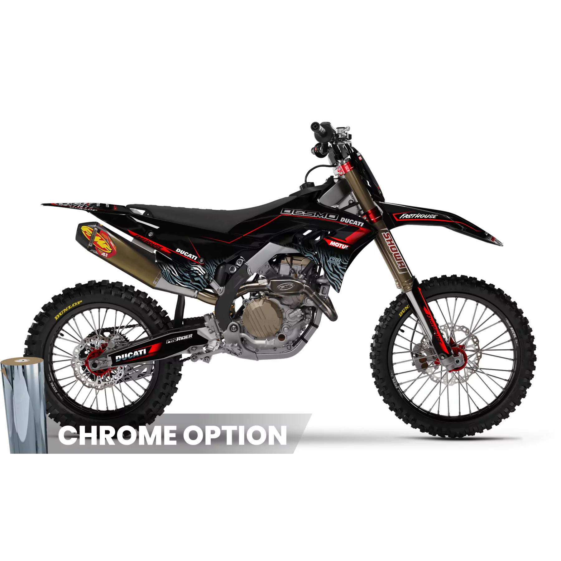 Stickerset moto STICKERSET MOTOCROSS DUCATI | Arco di trento