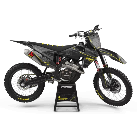 STICKERSET moto Stickerset Motocross HUSQVARNA VERTEX BLACK