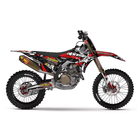 Kit adesivos moto Kit adesivos MOTOCROSS DUCATI | Alpinestars vermelho