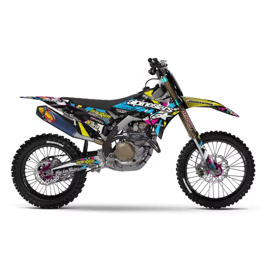 Stickerset moto STICKERSET MOTOCROSS DUCATI | Alpinestars multi
