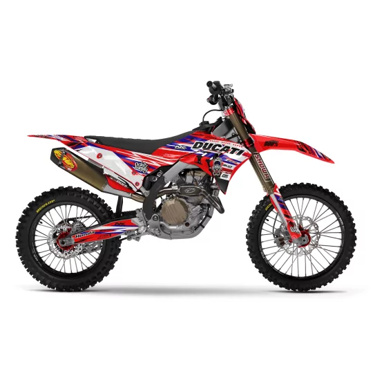 Stickerset moto STICKERSET MOTOCROSS DUCATI | Agueda