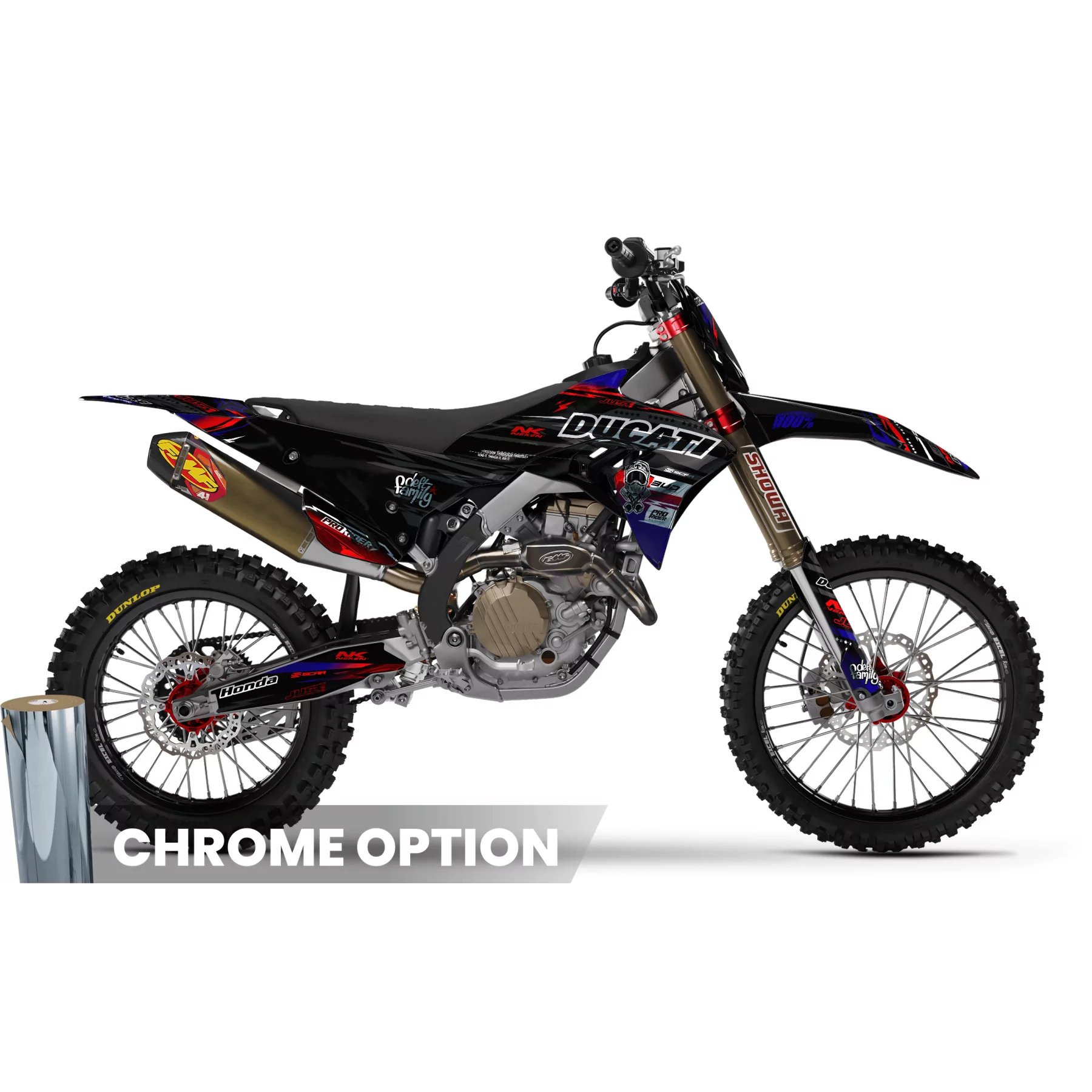 Motorrad-Dekor DEKOR MOTOCROSS DUCATI | Talavera de la reina