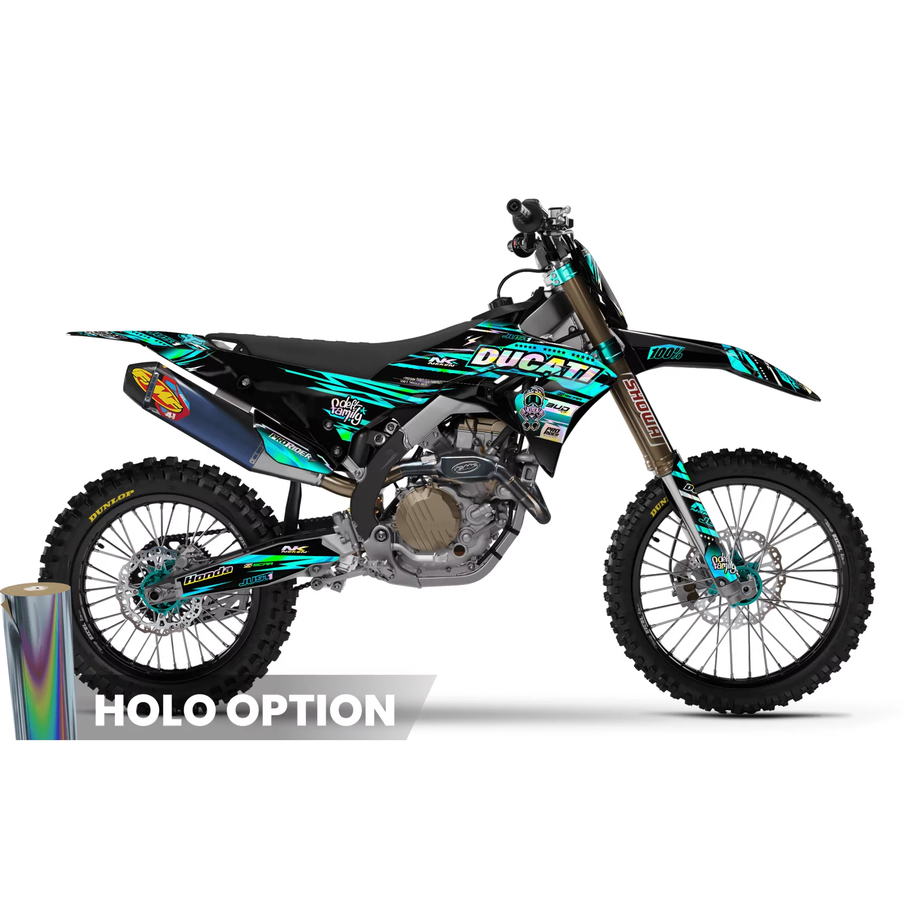 Kit adesivos moto Kit adesivos MOTOCROSS DUCATI | Sevlievo