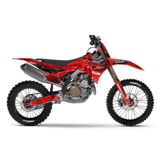 Stickerset motor STICKERSET MOTOCROSS DUCATI | Loket