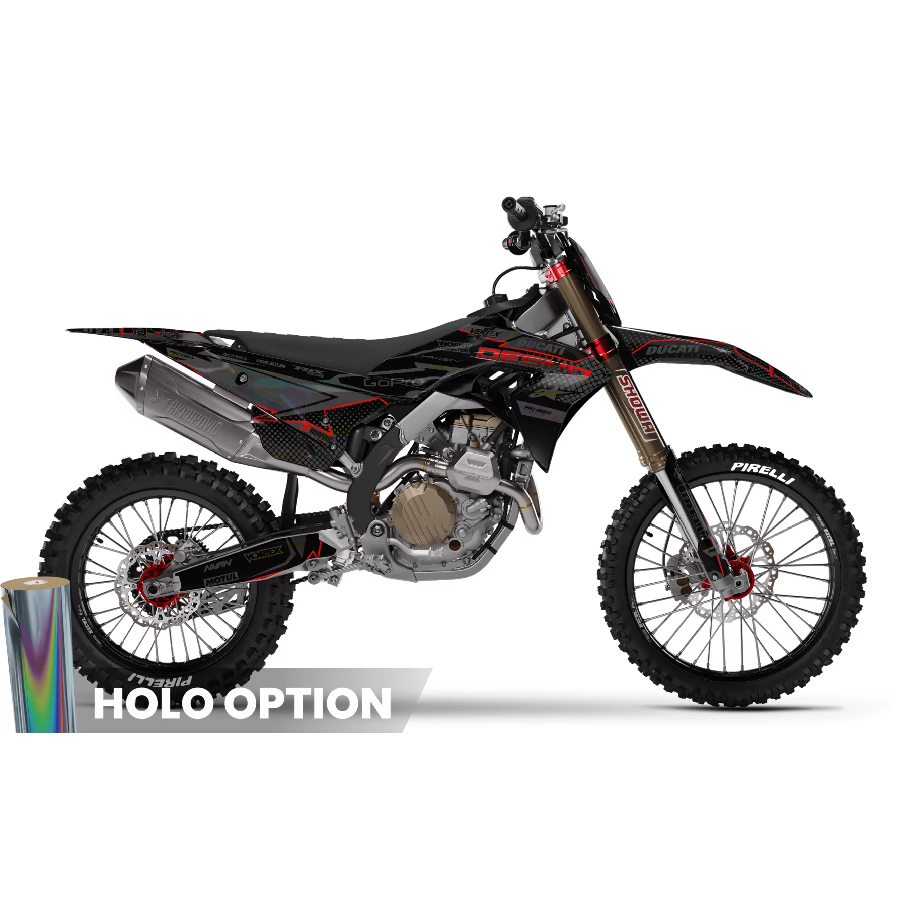 Stickerset motor STICKERSET MOTOCROSS DUCATI | Uddevalla