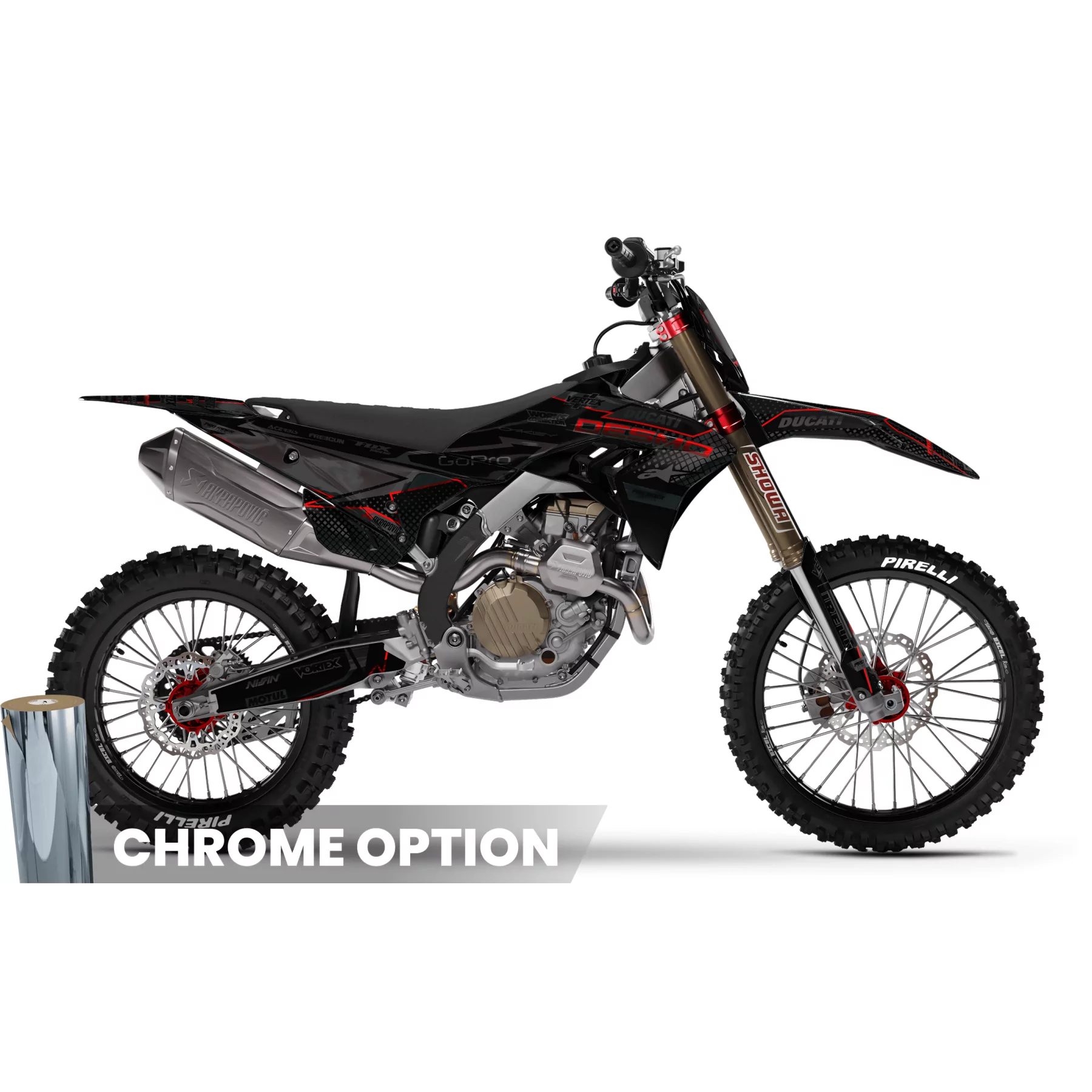 Stickerset motor STICKERSET MOTOCROSS DUCATI | Uddevalla