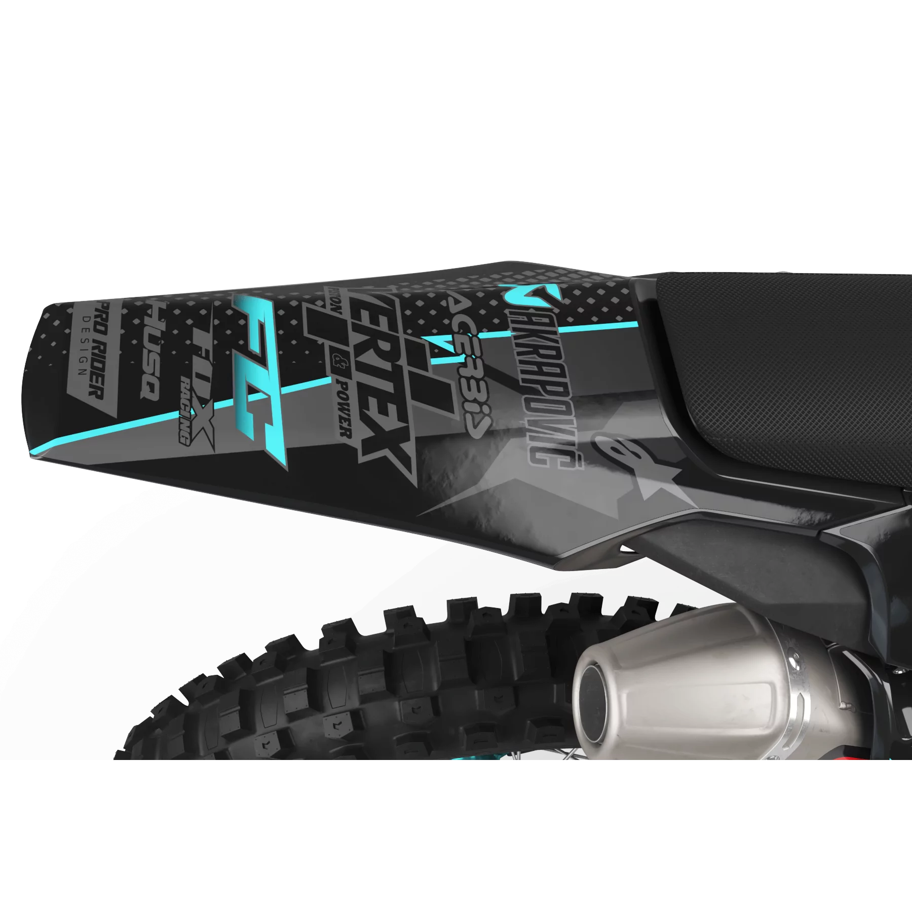 Kit adesivos moto KIT ADESIVOS Motocross HUSQVARNA VERTEX TEAL