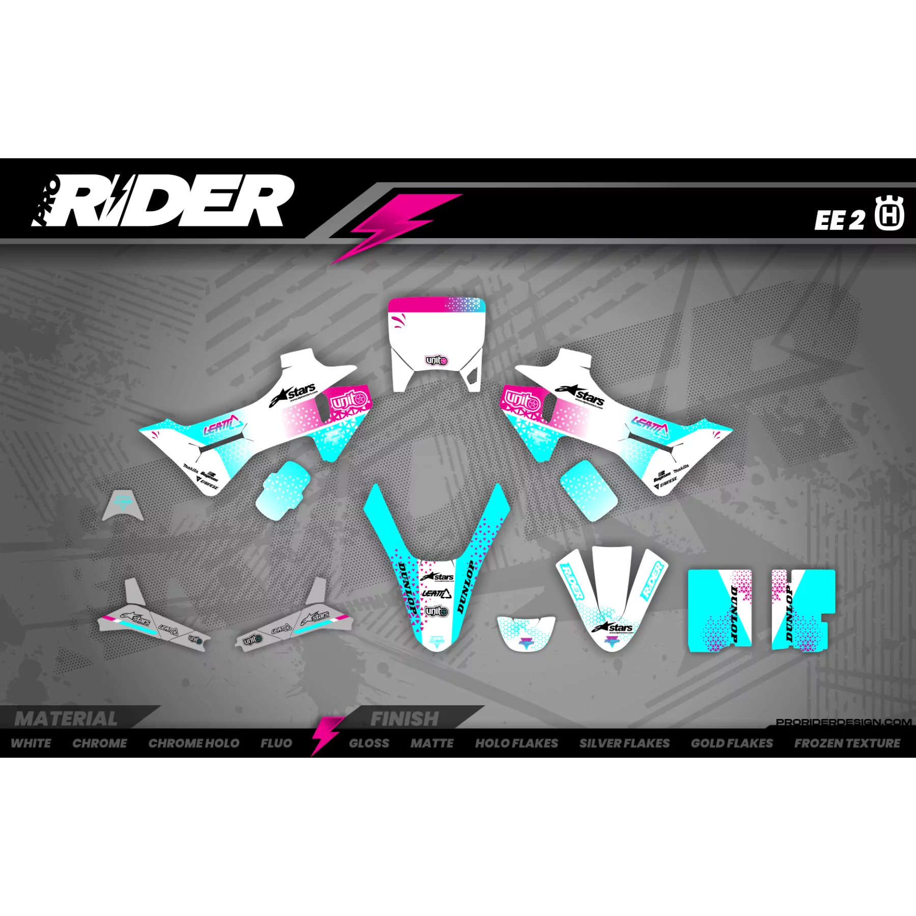 grafiche moto GRAFICHE MOTOCROSS EE / SX / SX-E / MC / MC-E / TC | Unit white