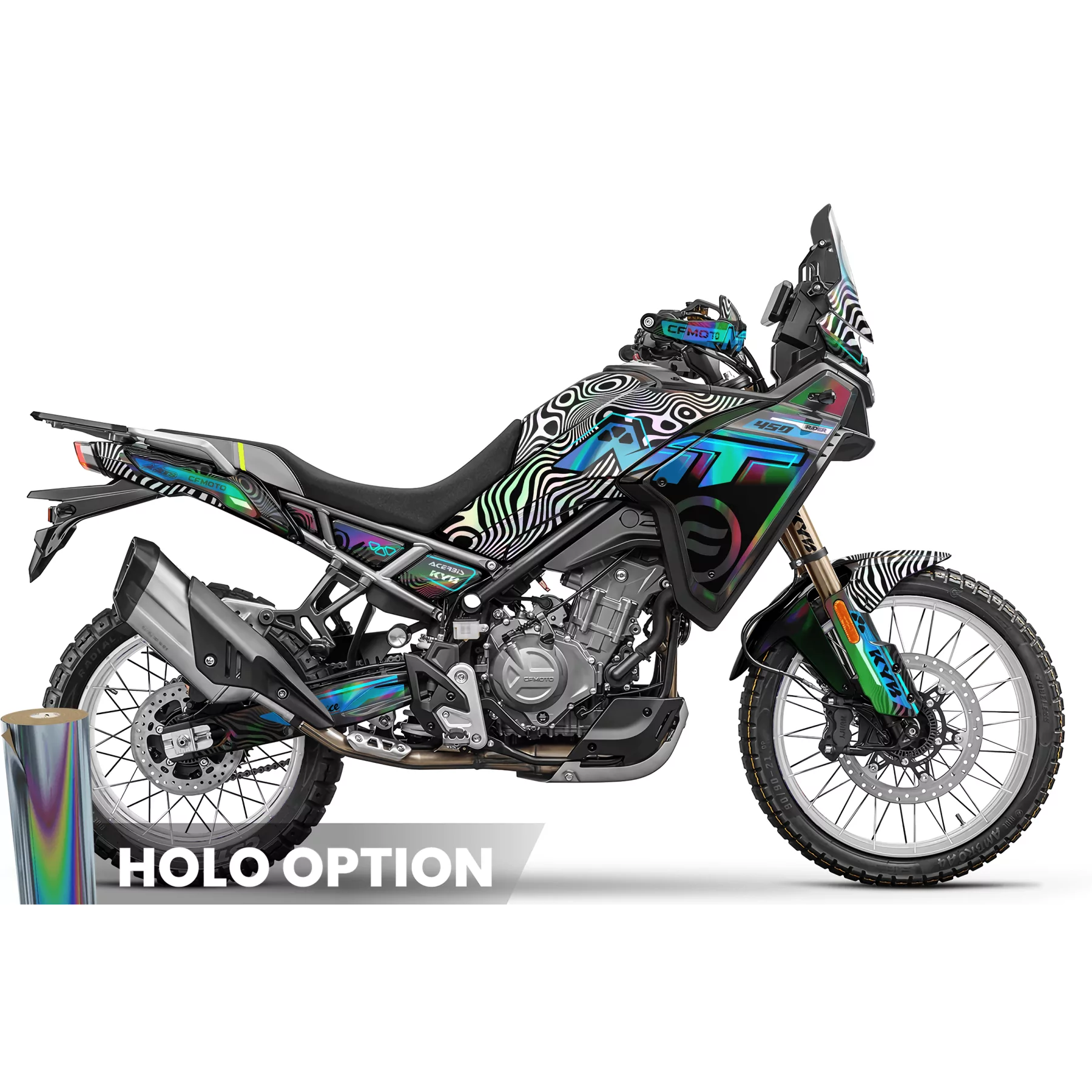 Kit adesivos moto Kit adesivos moto CFMOTO 450MT / 700MT / 800MT | Monkara