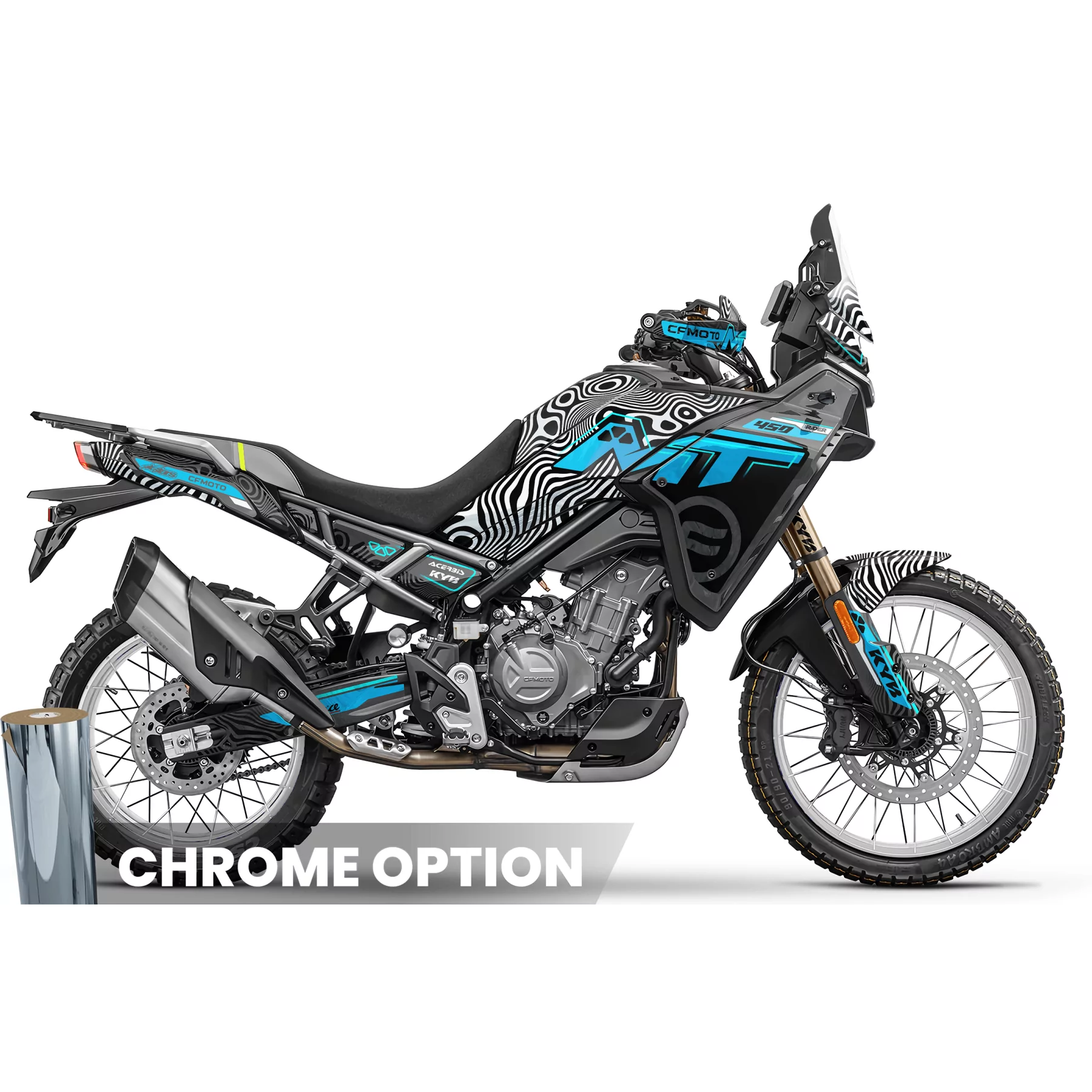Kit adesivos moto Kit adesivos moto CFMOTO 450MT / 700MT / 800MT | Monkara