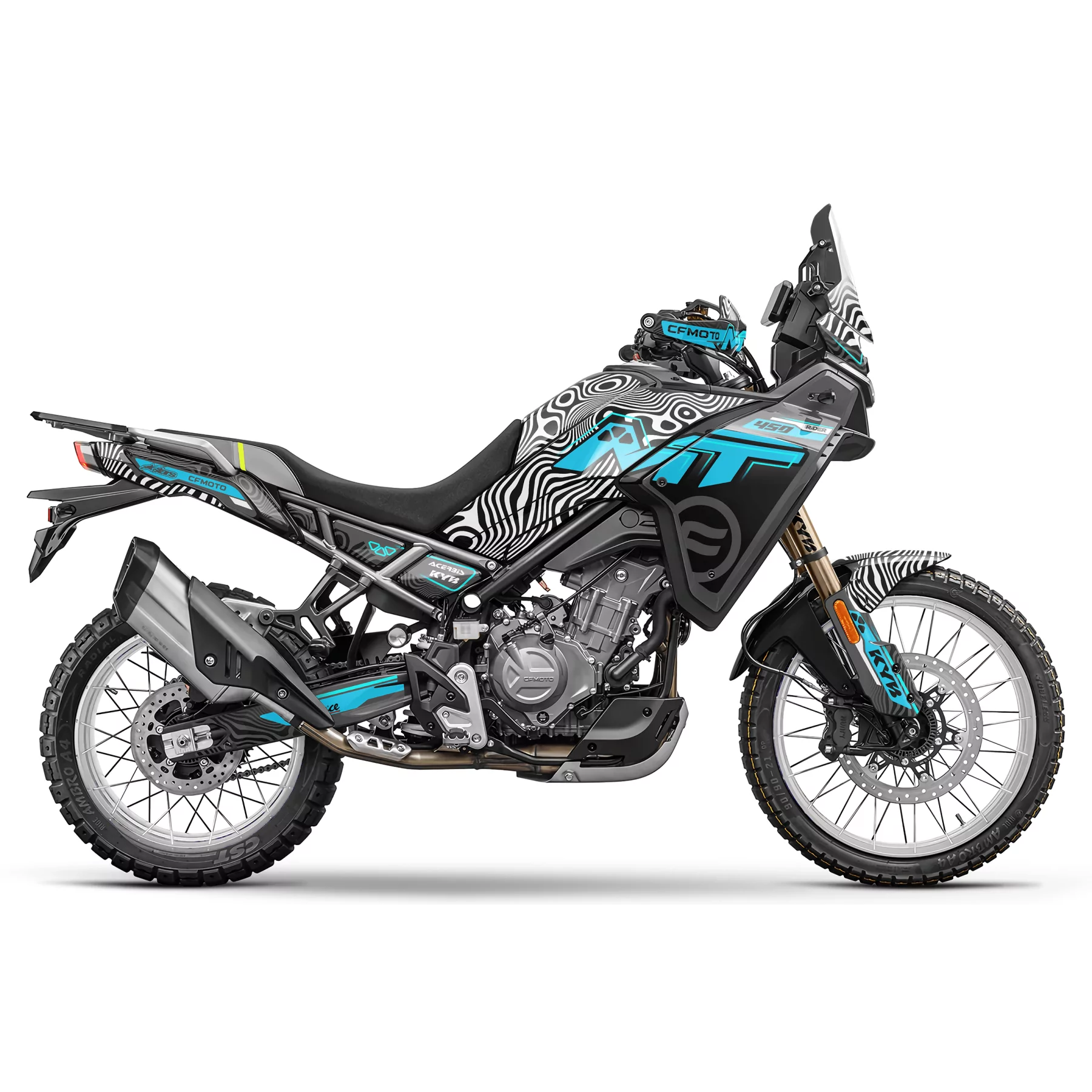 Stickerset moto Stickerset moto CFMOTO 450MT / 700MT / 800MT | Monkara