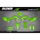 Motorrad Dekor DEKOR Motocross KAWASAKI MOTUL GRÜN/WEISS
