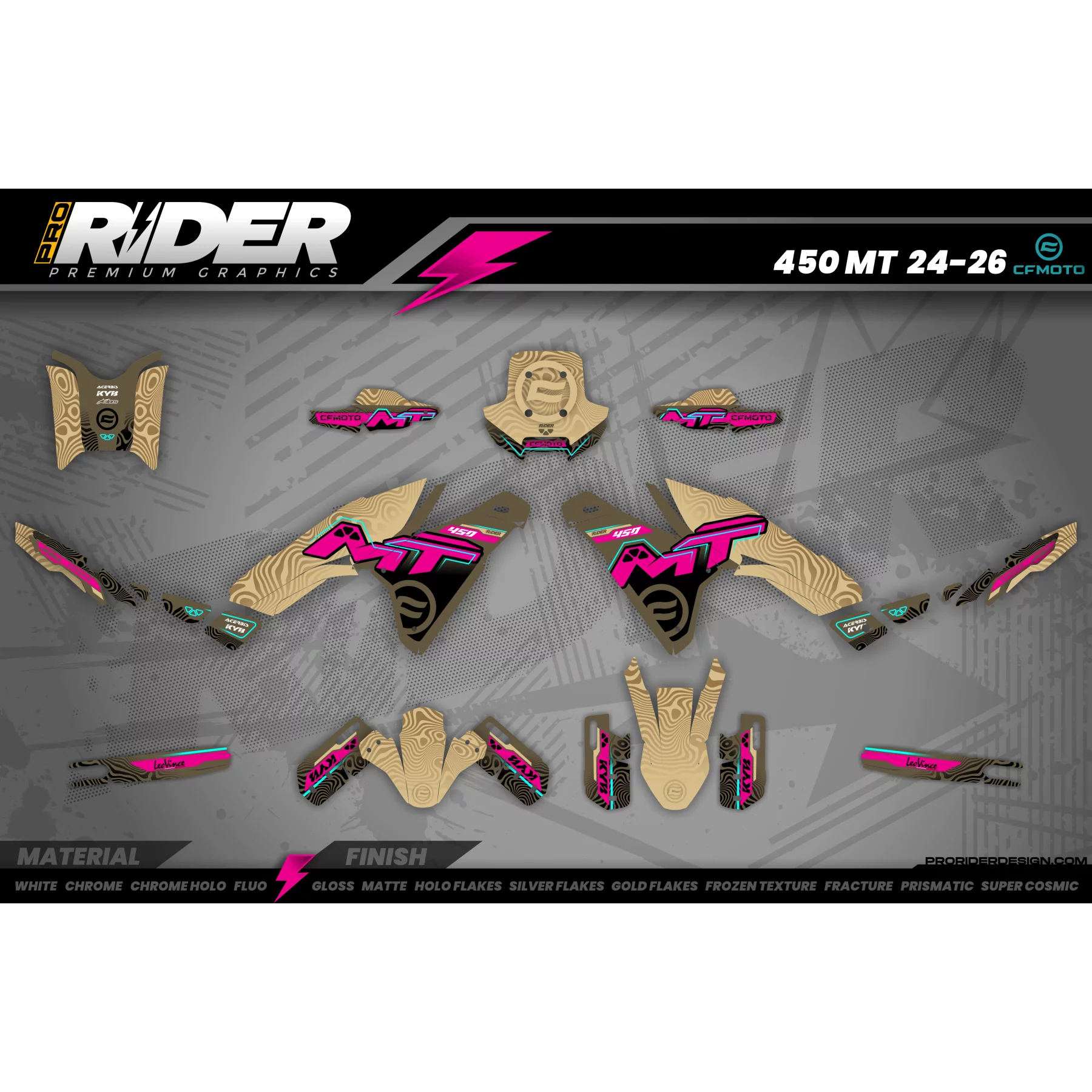 Grafiche moto grafiche moto CFMOTO 450MT / 700MT / 800MT | Monzaro