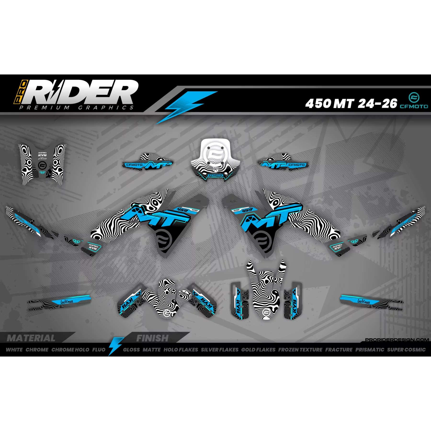 Grafiche moto grafiche moto CFMOTO 450MT / 700MT / 800MT | Monkara