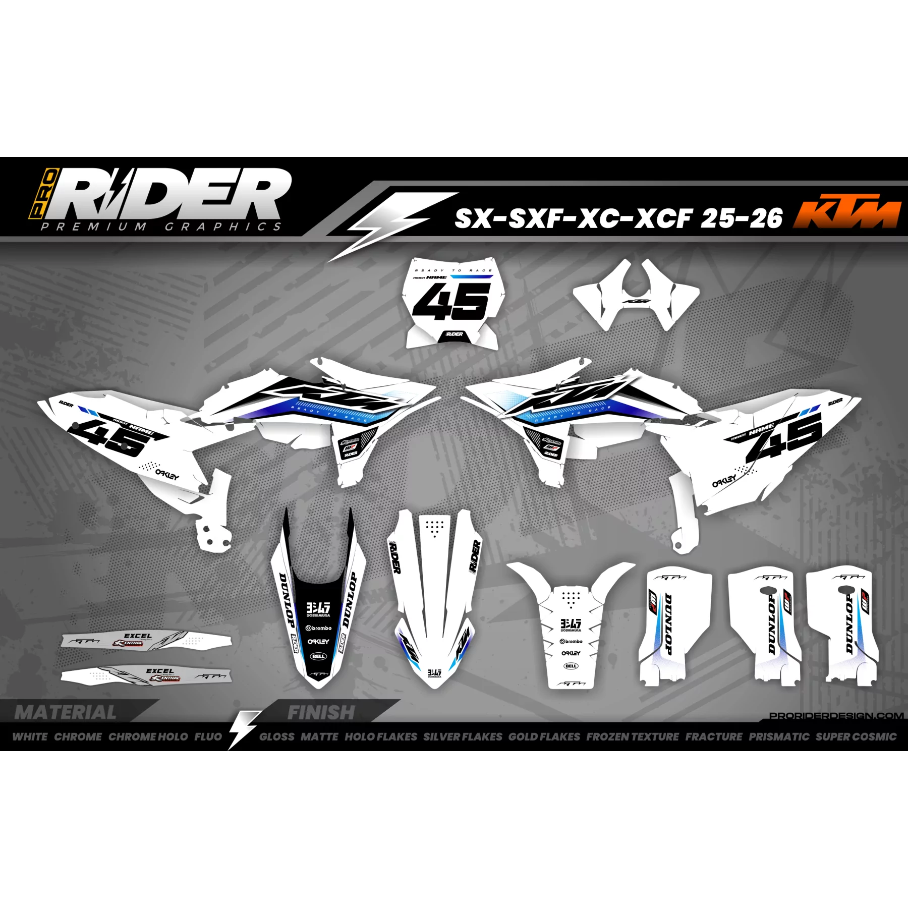 grafiche moto grafiche MOTOCROSS KTM 