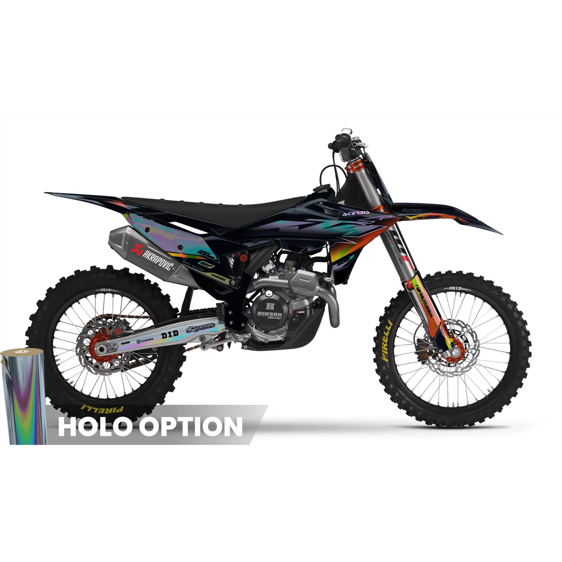 Stickerset motor STICKERSET MOTOCROSS KTM | Payerne