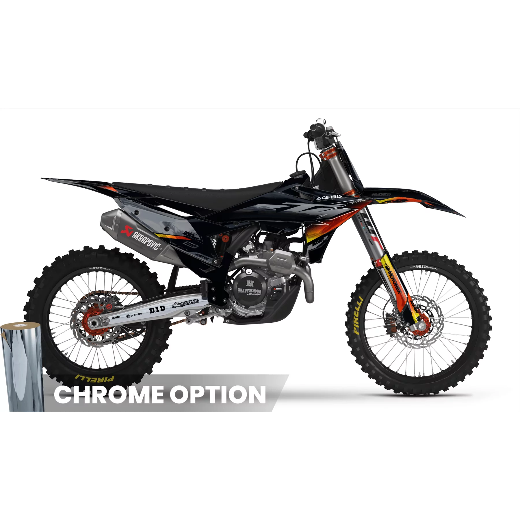 Stickerset motor STICKERSET MOTOCROSS KTM | Payerne