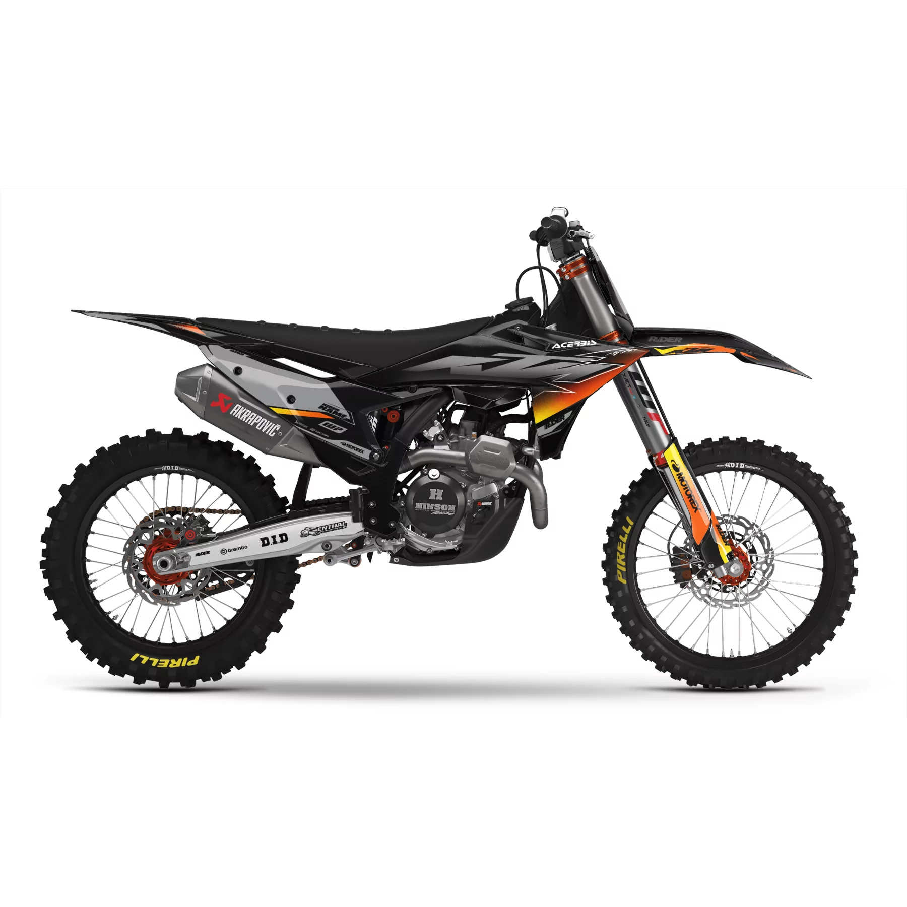 Stickerset motor STICKERSET MOTOCROSS KTM | Payerne