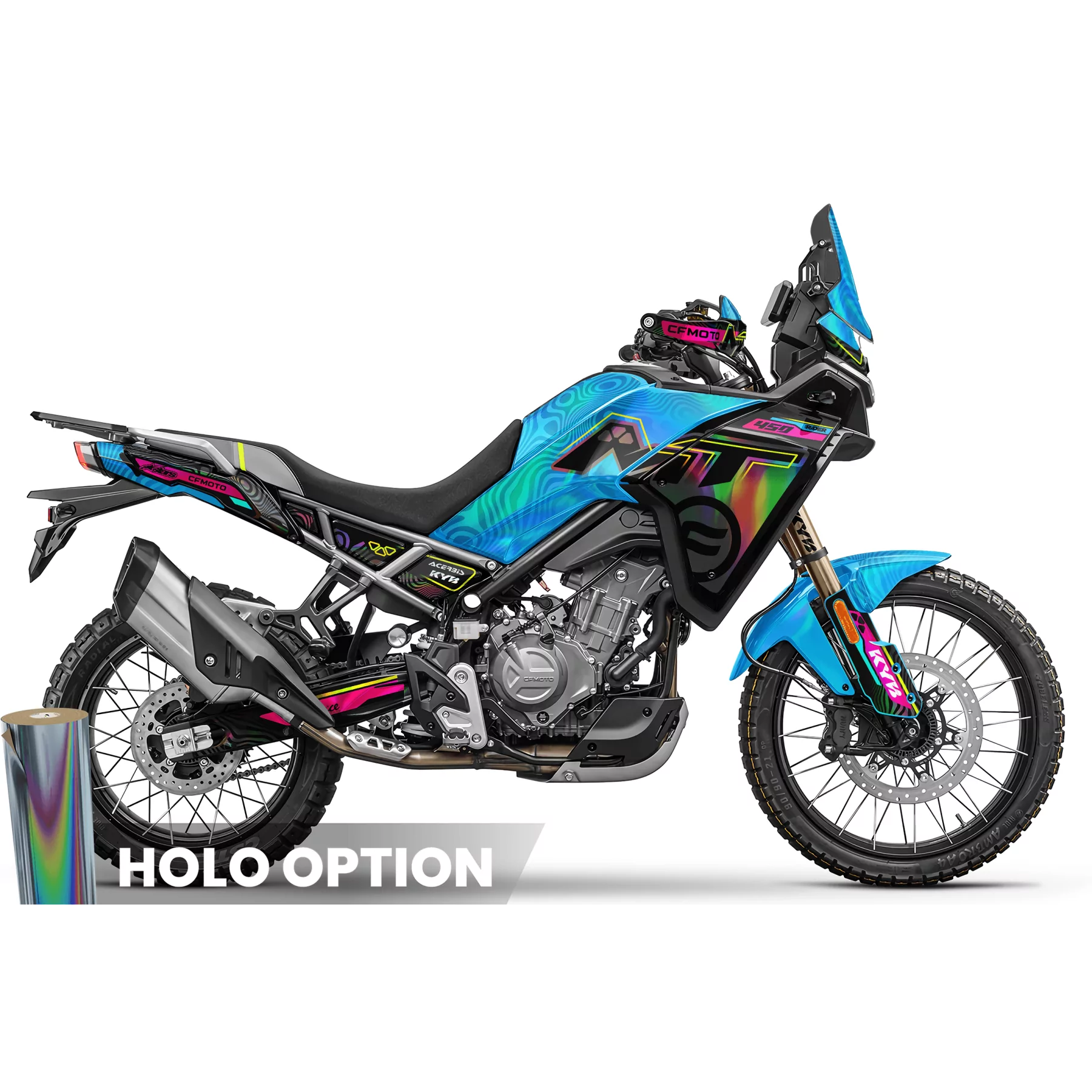 Kit adhesivos moto Kit adhesivos moto CFMOTO 450MT / 700MT / 800MT | Monola