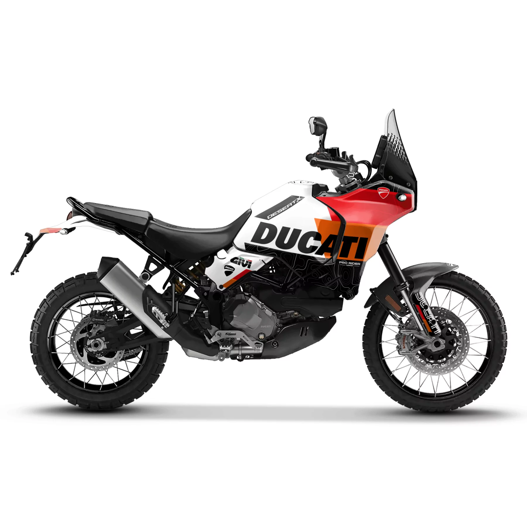 Stickerset moto STICKERSET MOTO DUCATI DESERTX | Noravak
