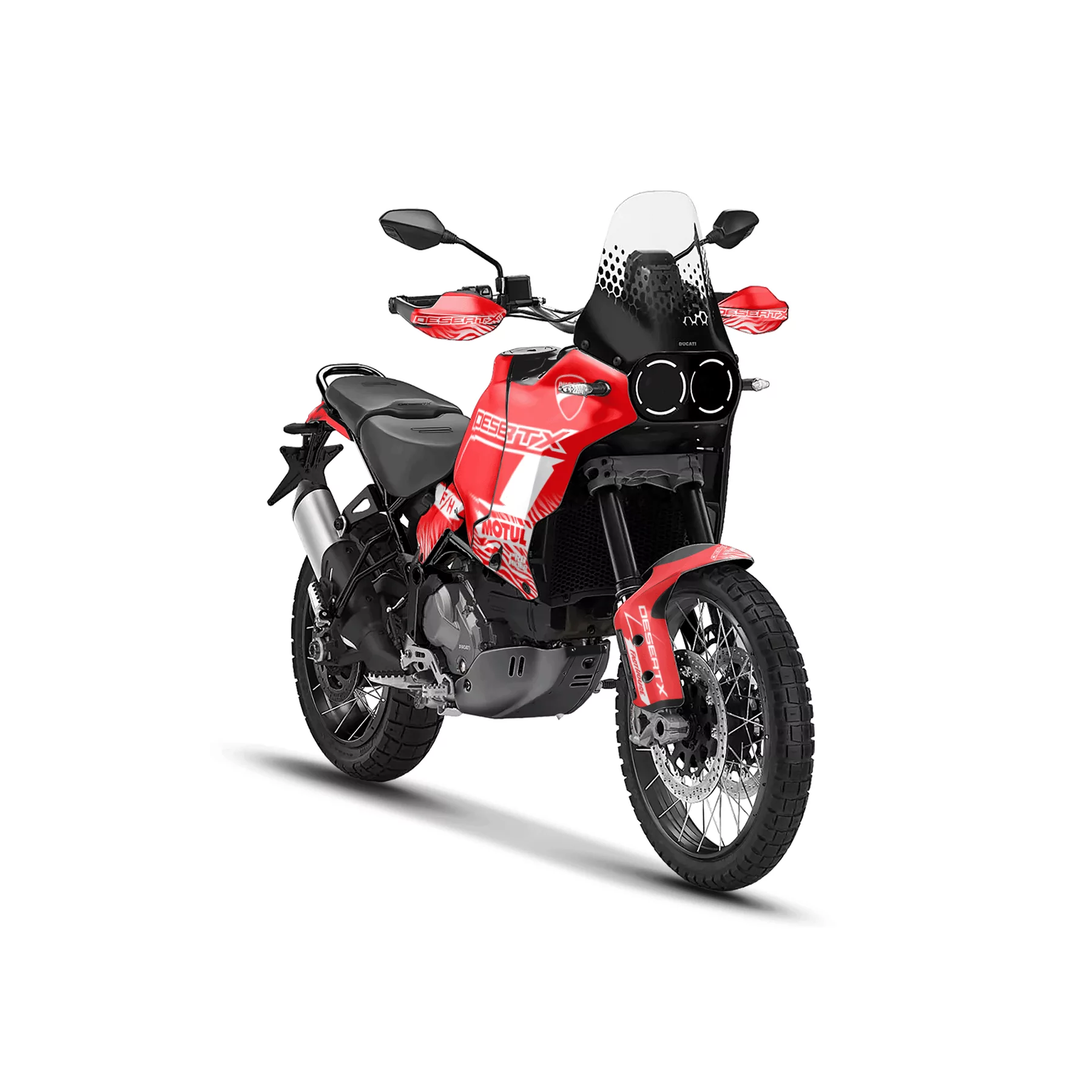 Stickerset moto STICKERSET MOTO DUCATI DESERTX | Dunkano