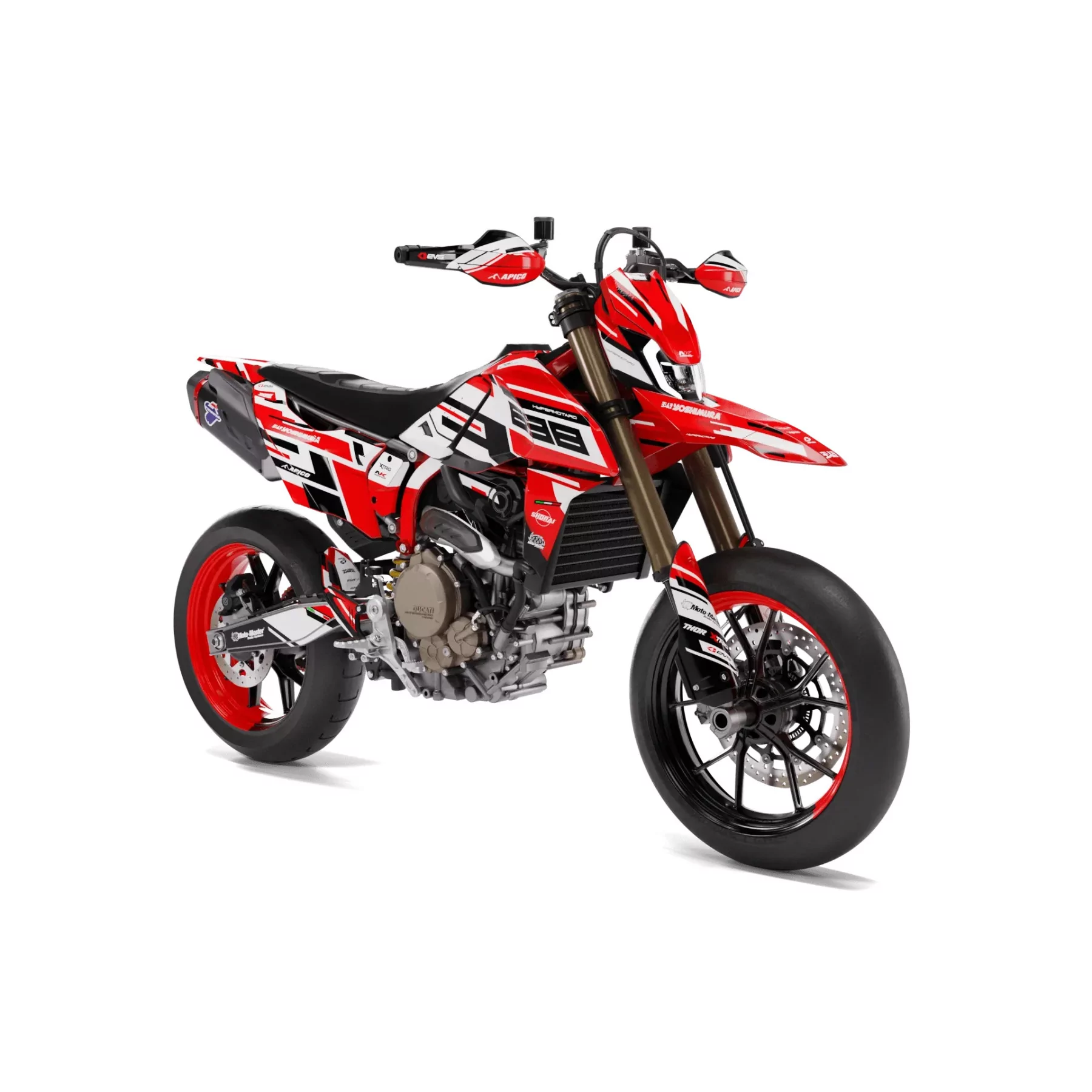 Stickerset moto STICKERSET MOTO DUCATI HYPERMOTARD 698 MONO | Highta