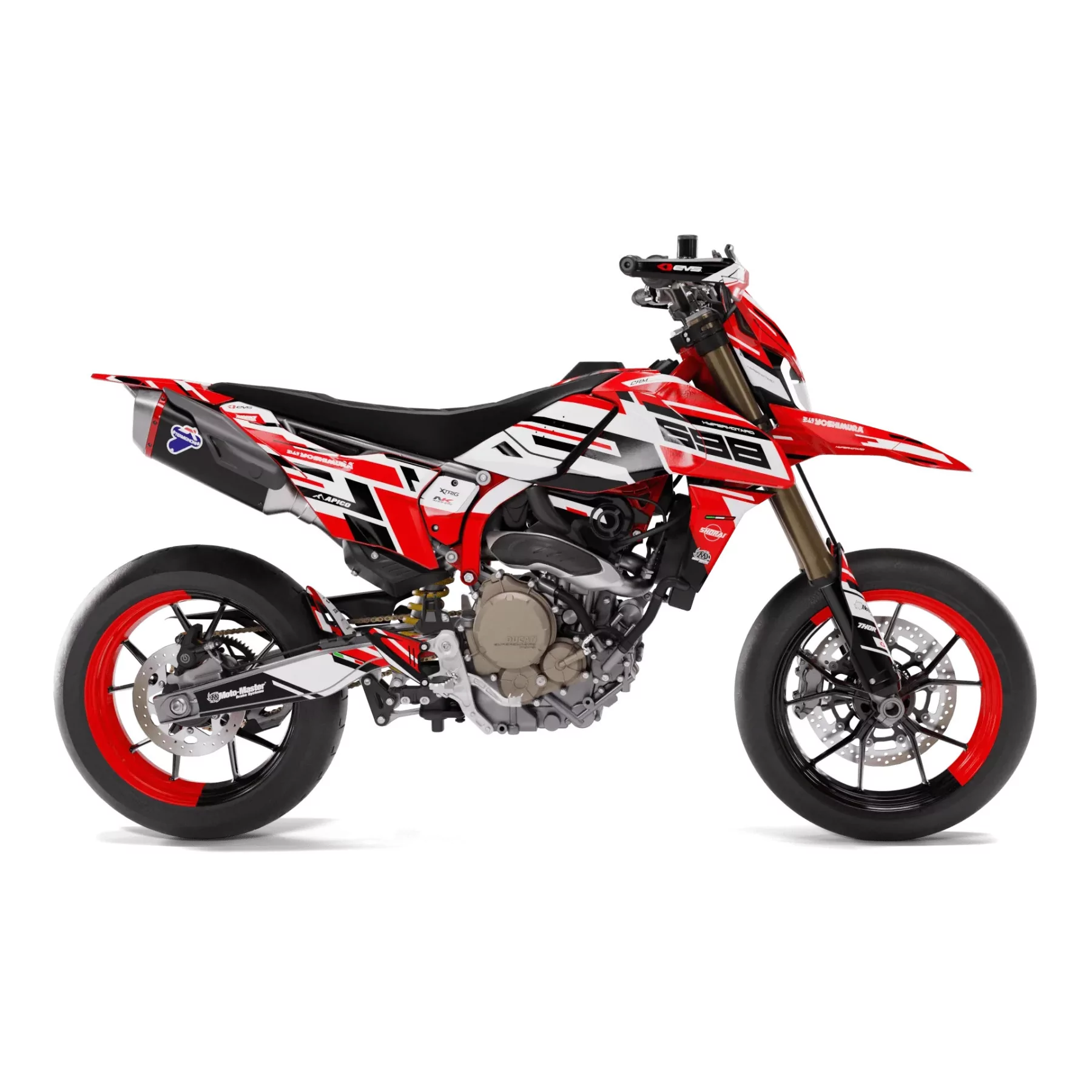 Stickerset moto STICKERSET MOTO DUCATI HYPERMOTARD 698 MONO | Highta