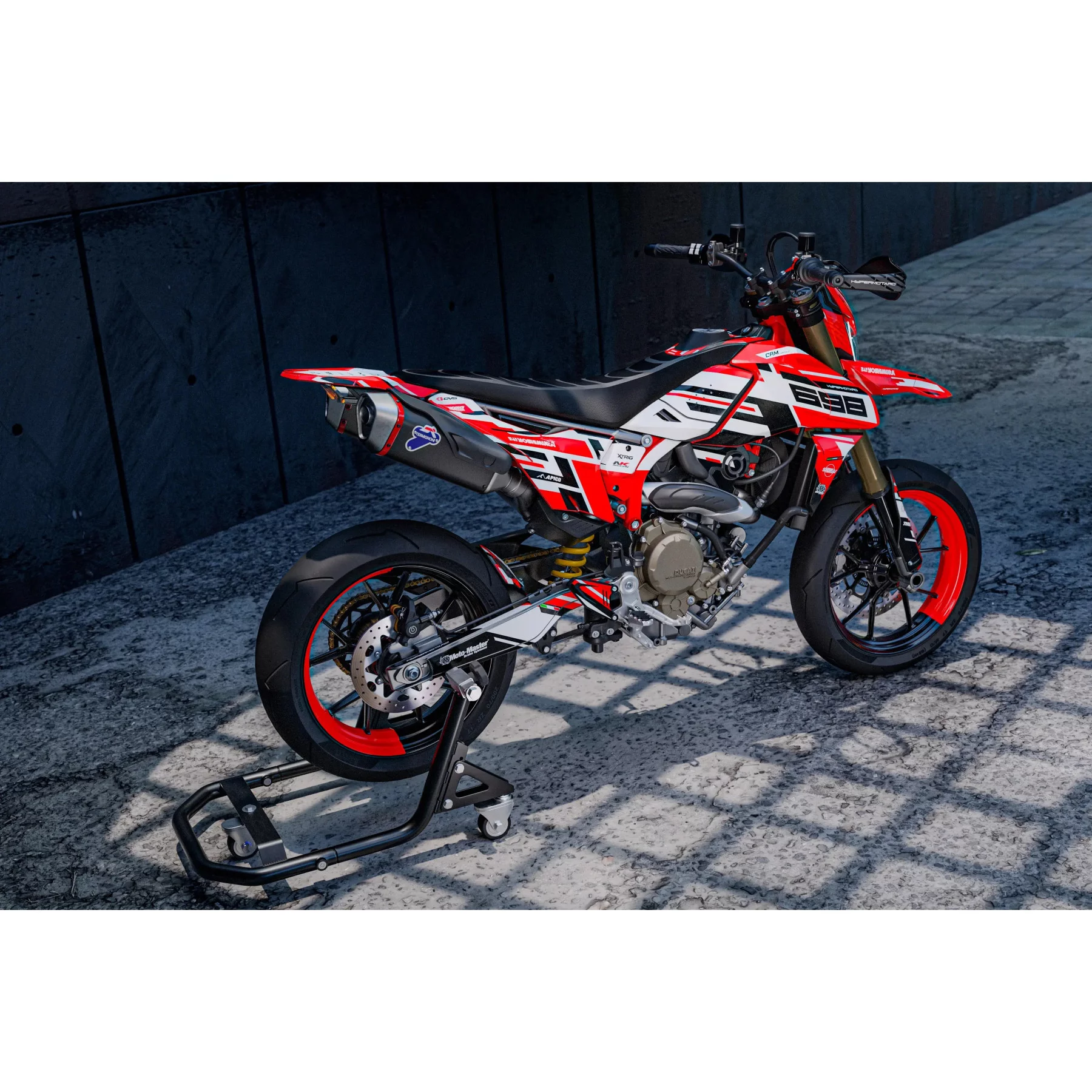 Stickerset moto STICKERSET MOTO DUCATI HYPERMOTARD 698 MONO | Highta