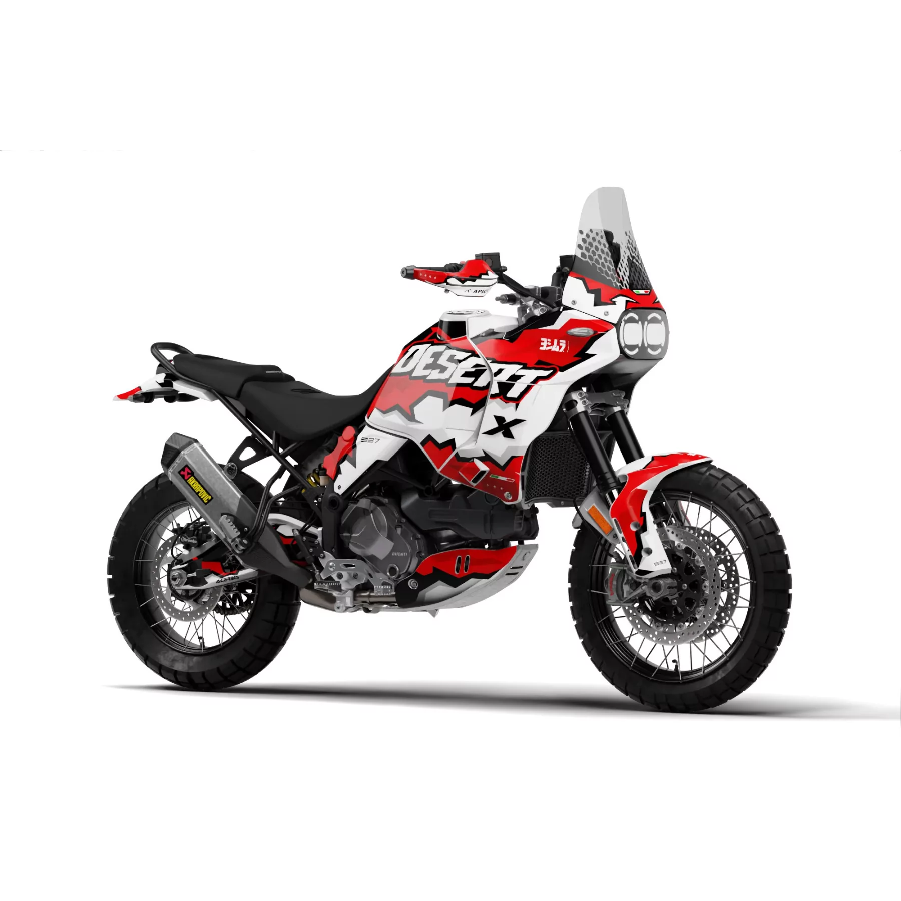 Stickerset moto Stickerset MOTO DUCATI DESERTX | Fanzok