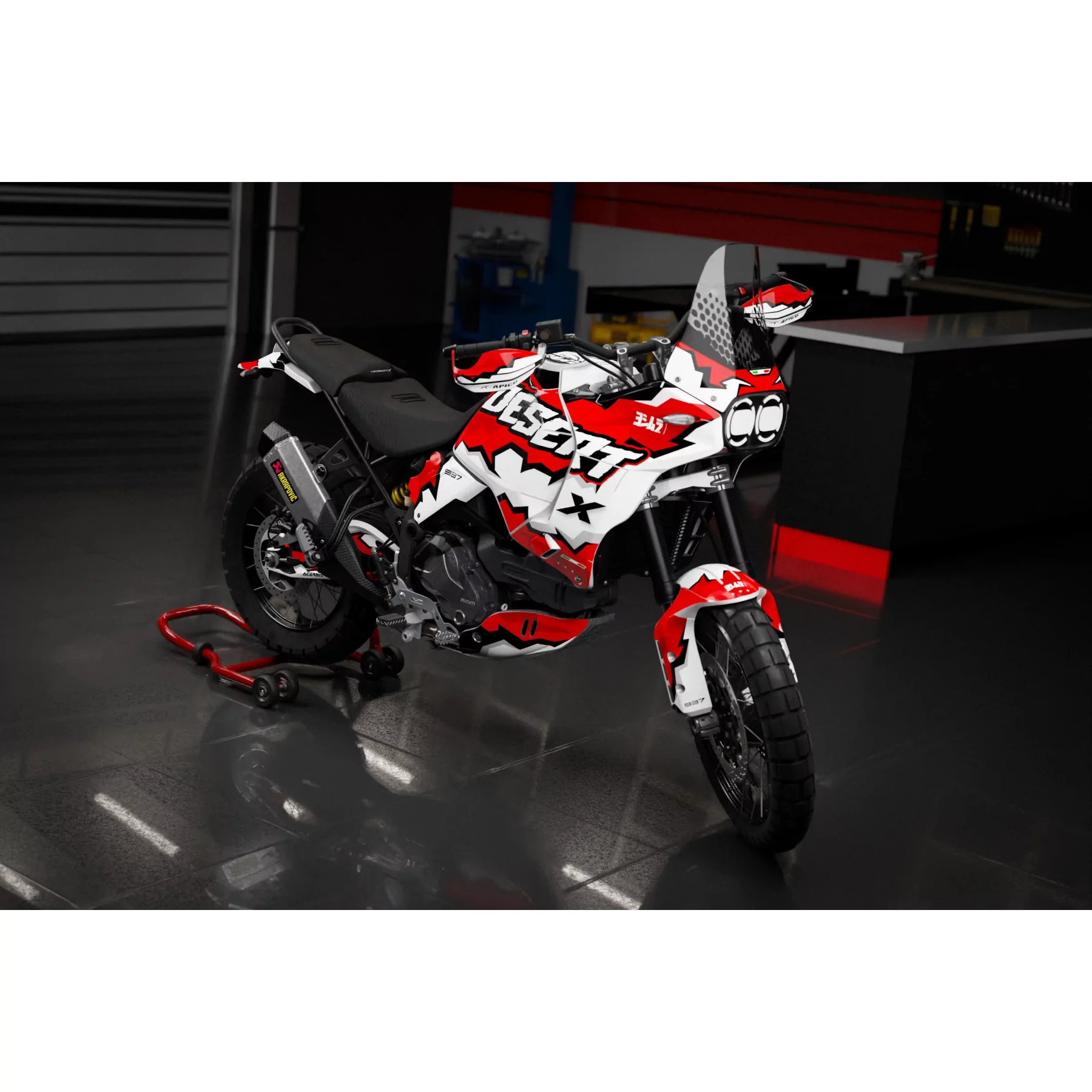 grafiche moto Grafiche MOTO DUCATI DESERTX | Fanzok