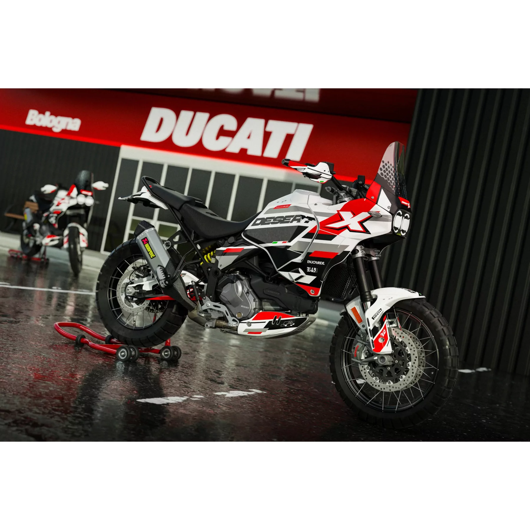 Kit adesivos moto KIT ADESIVOS MOTO DUCATI DESERTX | Kantoro