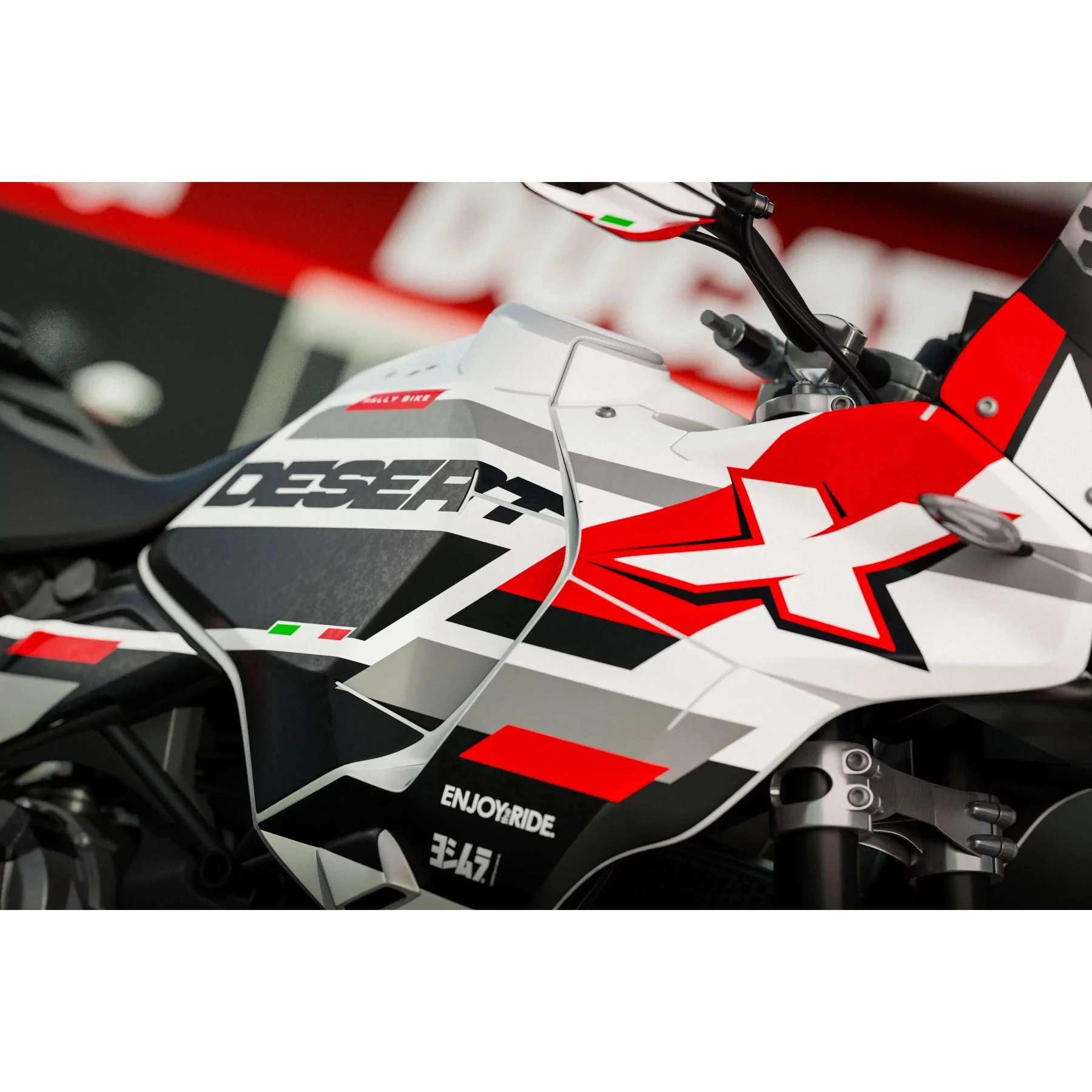 Stickerset moto Stickerset MOTO DUCATI DESERTX | Kantoro