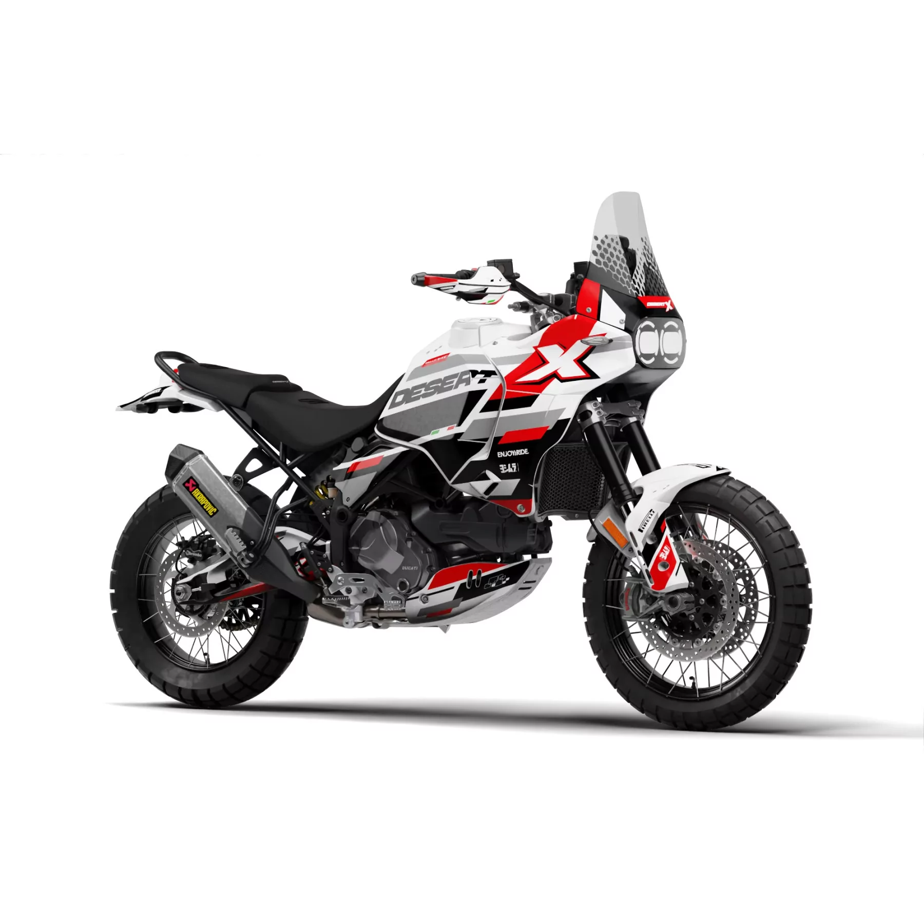 Stickerset moto Stickerset MOTO DUCATI DESERTX | Kantoro
