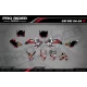 Kit adesivos moto KIT ADESIVOS MOTOCROSS PERSO ALPINESTARS vermelho (ref:prda4c) 3D