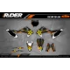 Kit adesivos moto KIT ADESIVOS MOTOCROSS PERSO ROCKSTAR Edição Limitada laranja (ref:prda19c)
