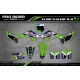 Kit déco moto KIT DECO MOTOCROSS LUCAS OIL vert (ref:prda23b)