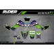 Kit déco moto KIT DECO MOTOCROSS LUCAS OIL vert (ref:prda23b)
