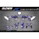 Kit adesivos moto KIT ADESIVOS MOTOCROSS FOX CAMO azul (ref:prda9e)